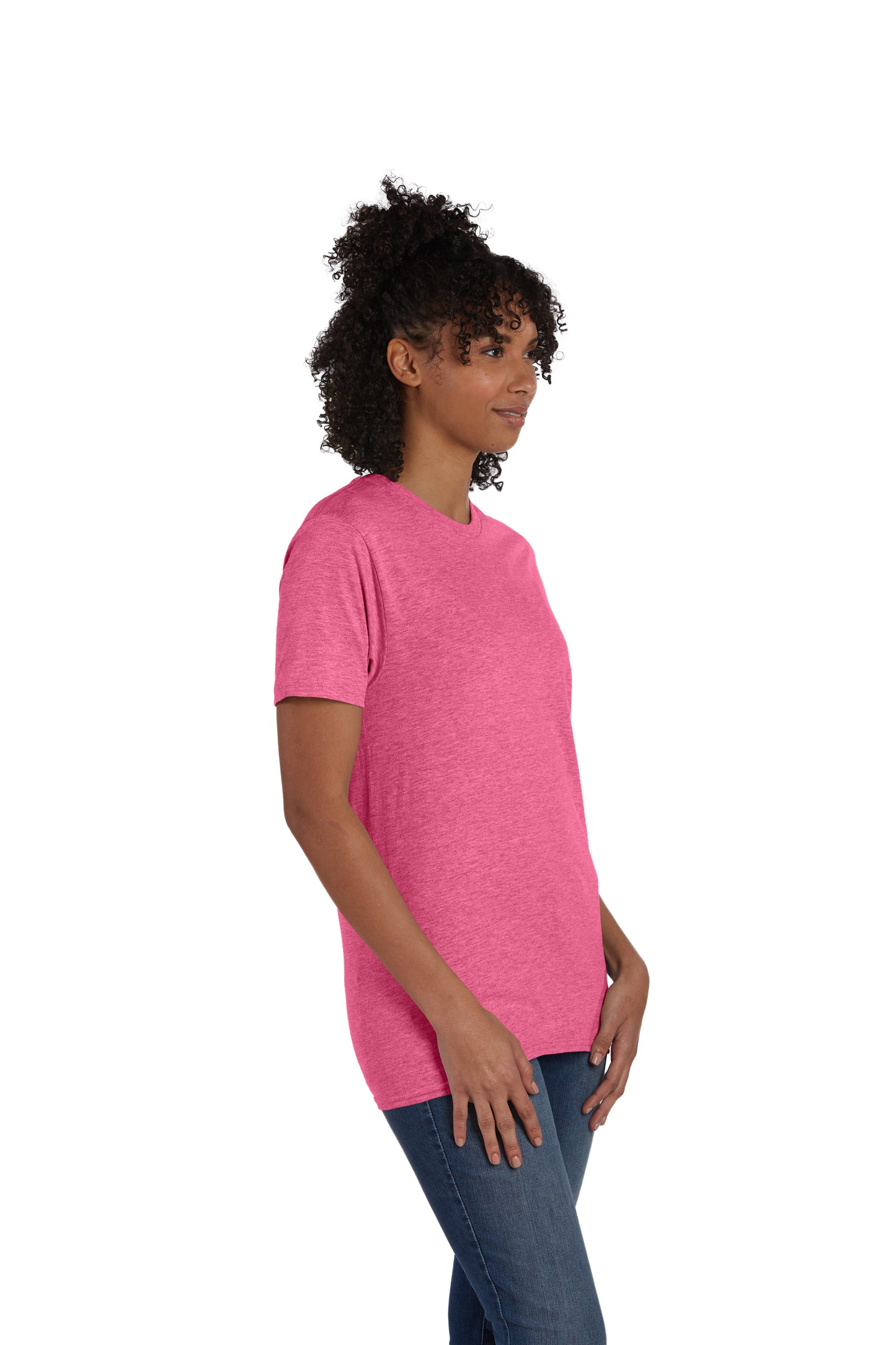 Perfect-T Short Sleeve Tee - Wow Pink Heather