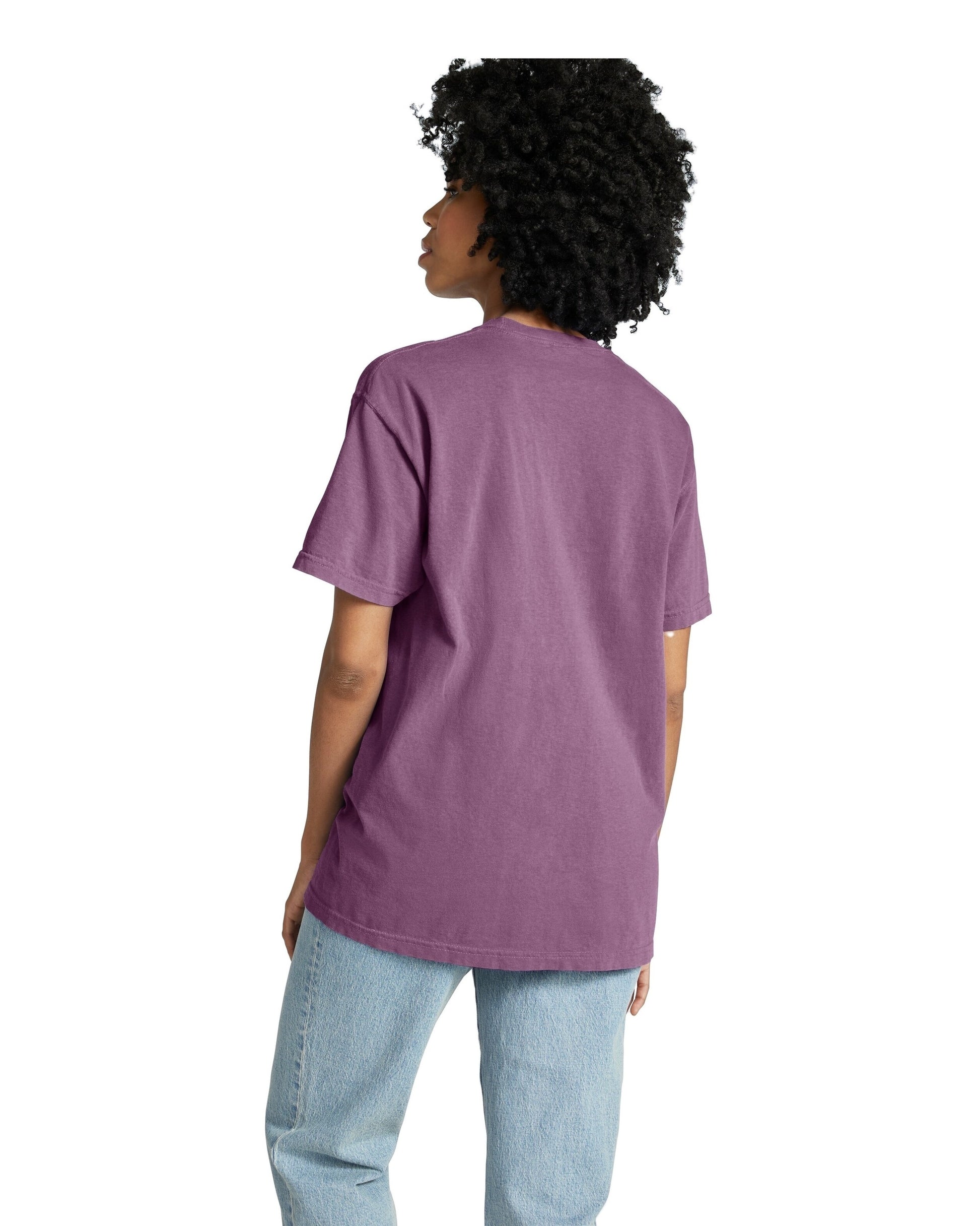 Unisex Heavyweight RS Pocket T-Shirt - Berry