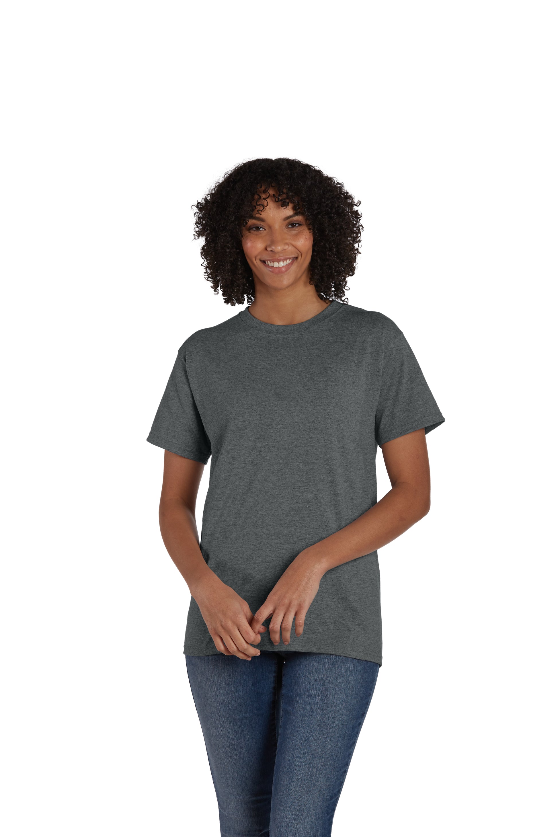 50/50 Ecosmart® Short Sleeve Tee - Charcoal Heather