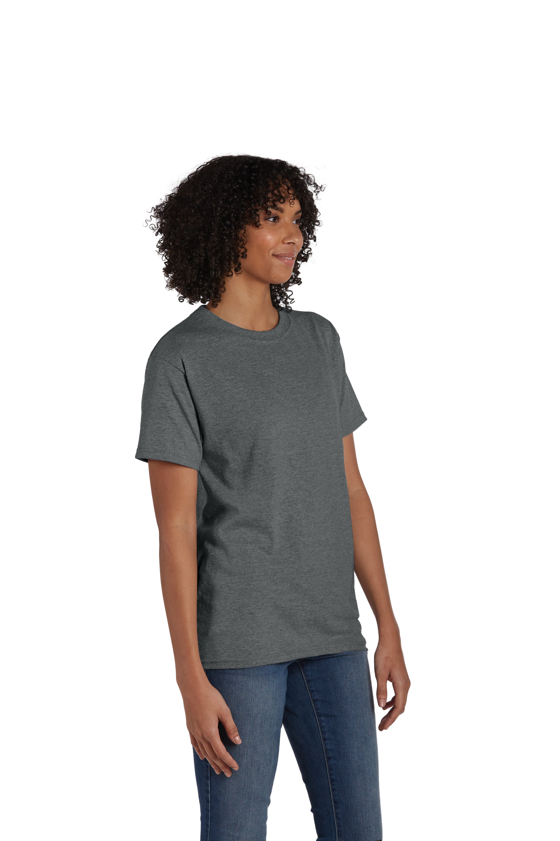 50/50 Ecosmart® Short Sleeve Tee - Charcoal Heather