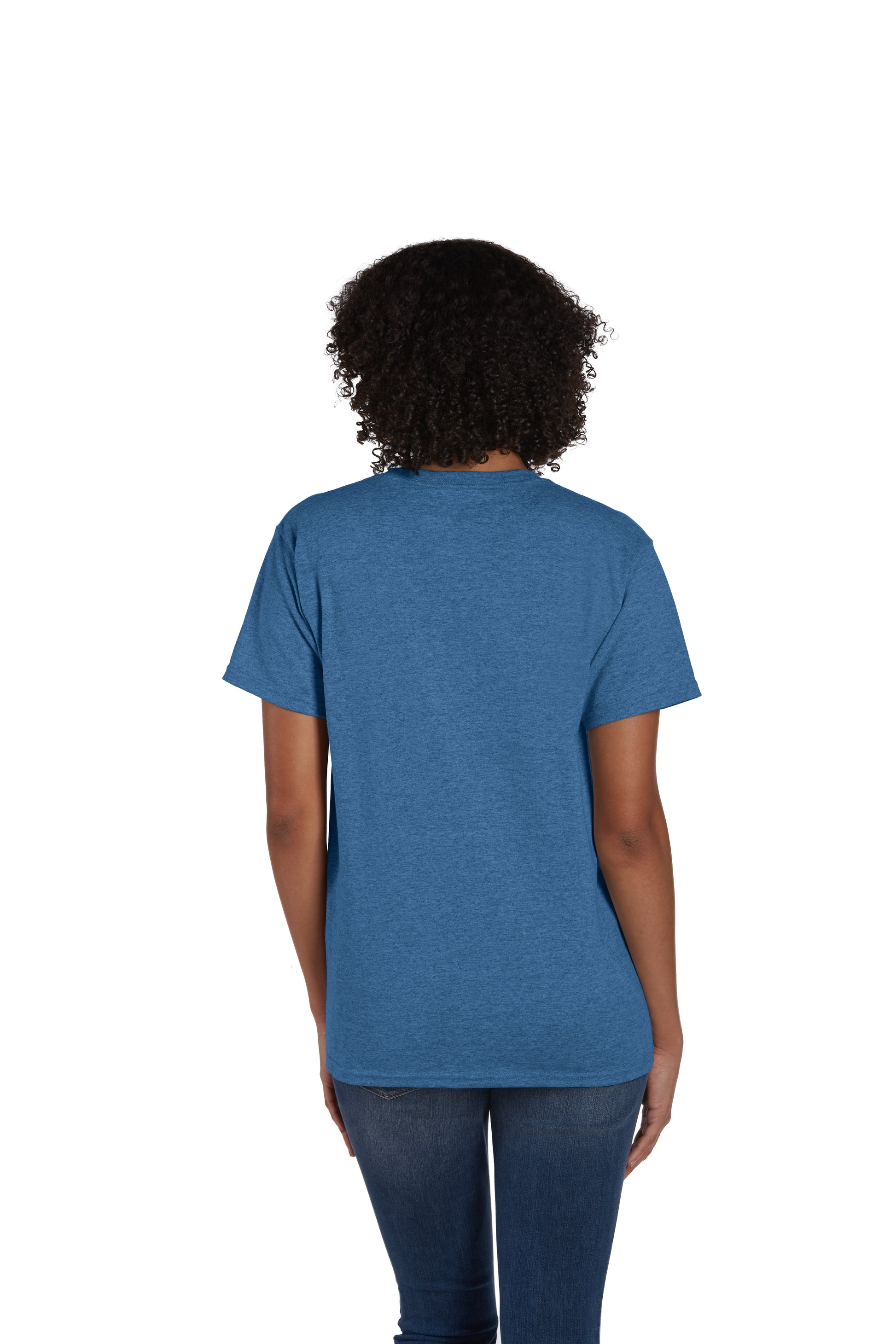 50/50 Ecosmart® Short Sleeve Tee - Heather Blue