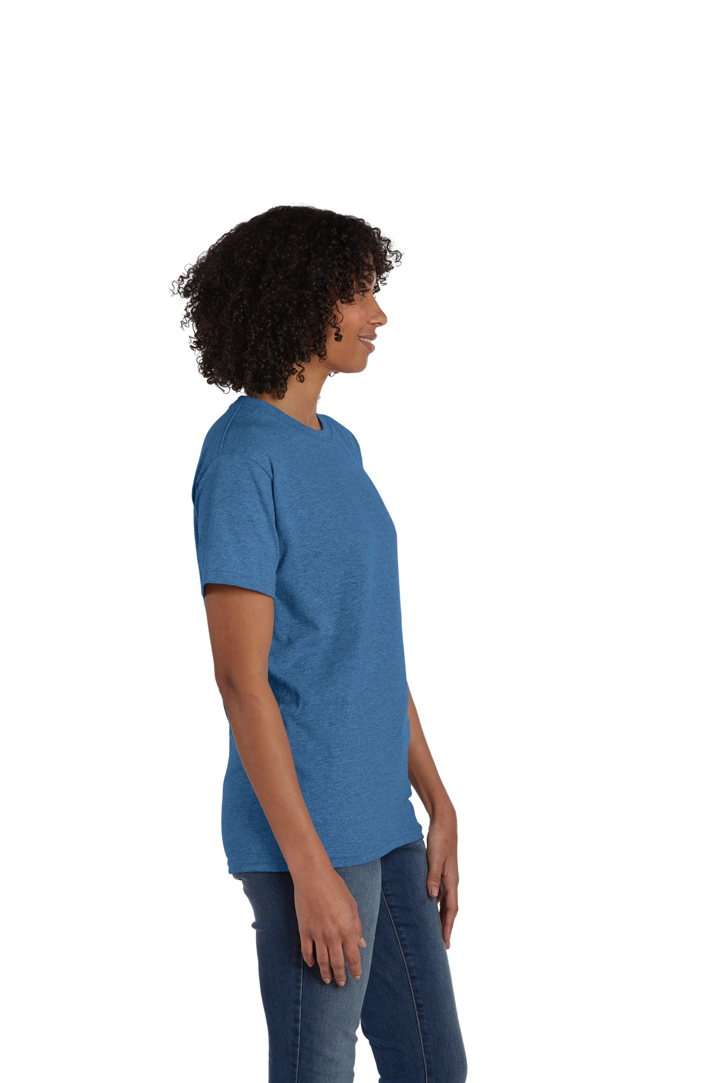50/50 Ecosmart® Short Sleeve Tee - Heather Blue