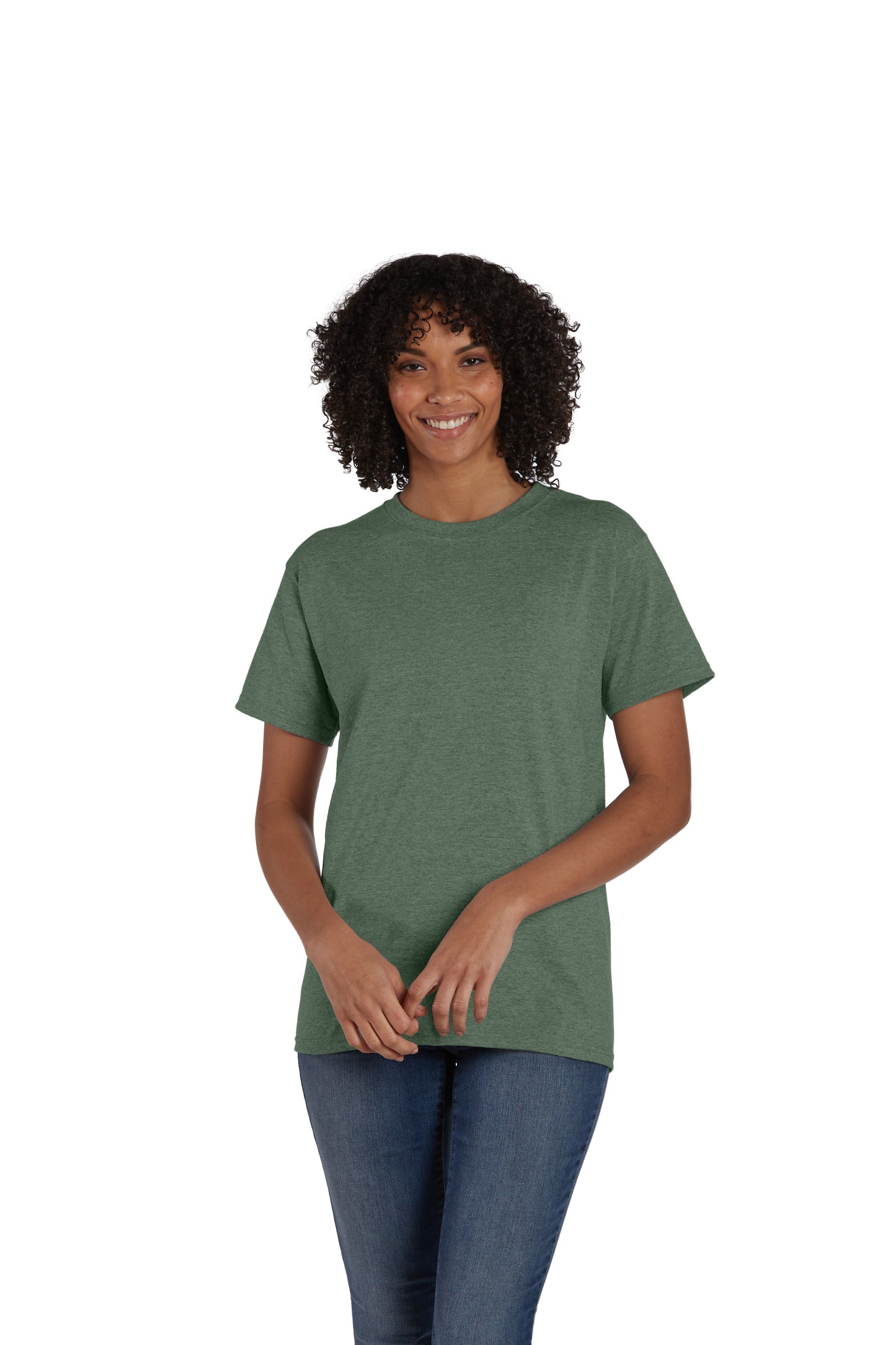 50/50 Ecosmart® Short Sleeve Tee - Heather Green