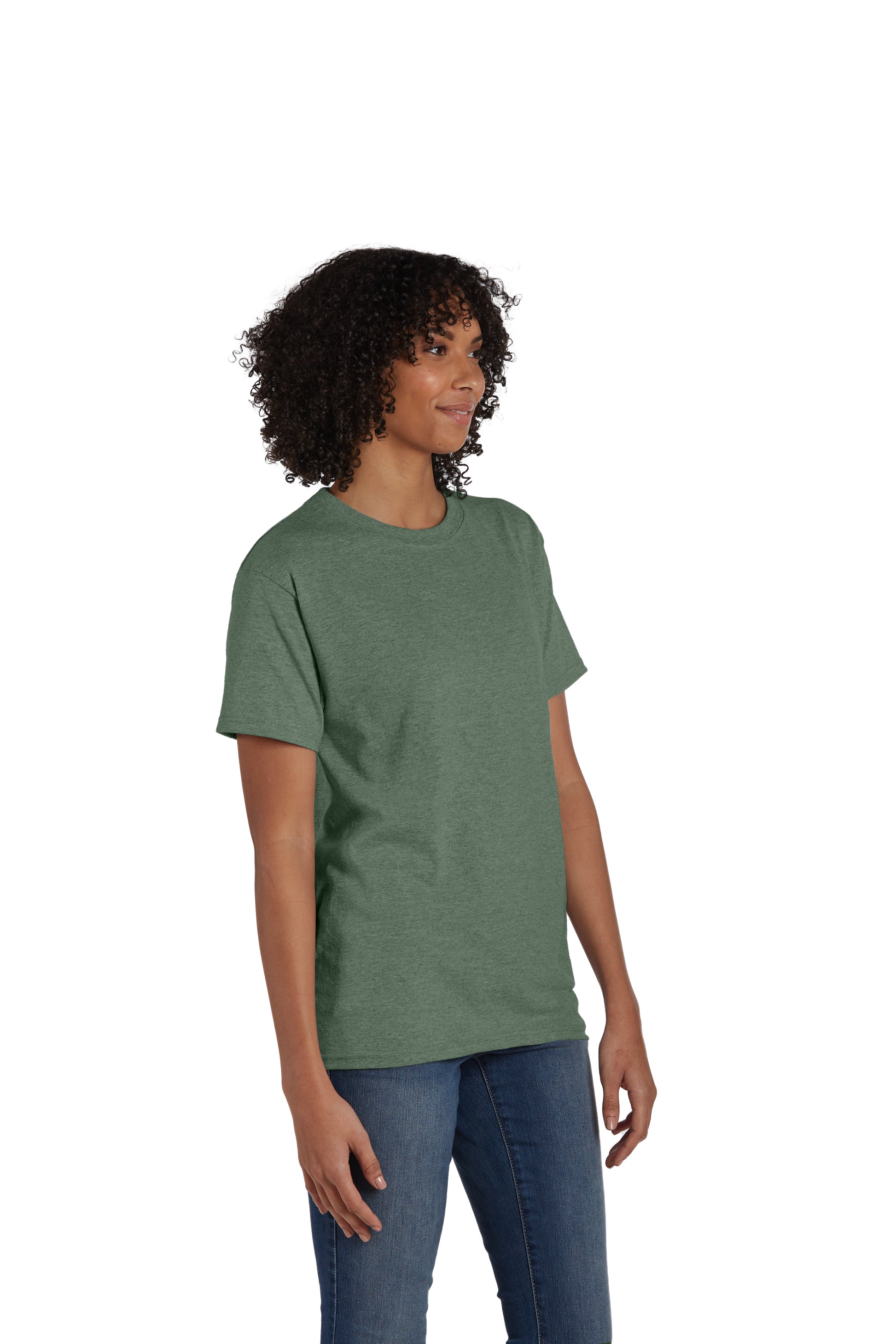 50/50 Ecosmart® Short Sleeve Tee - Heather Green