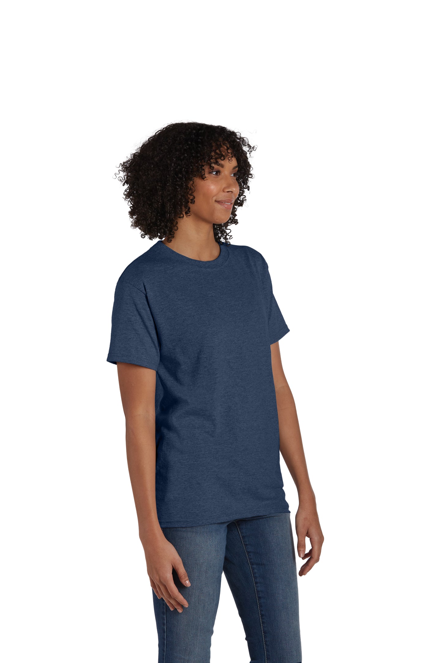50/50 Ecosmart® Short Sleeve Tee - Heather Navy