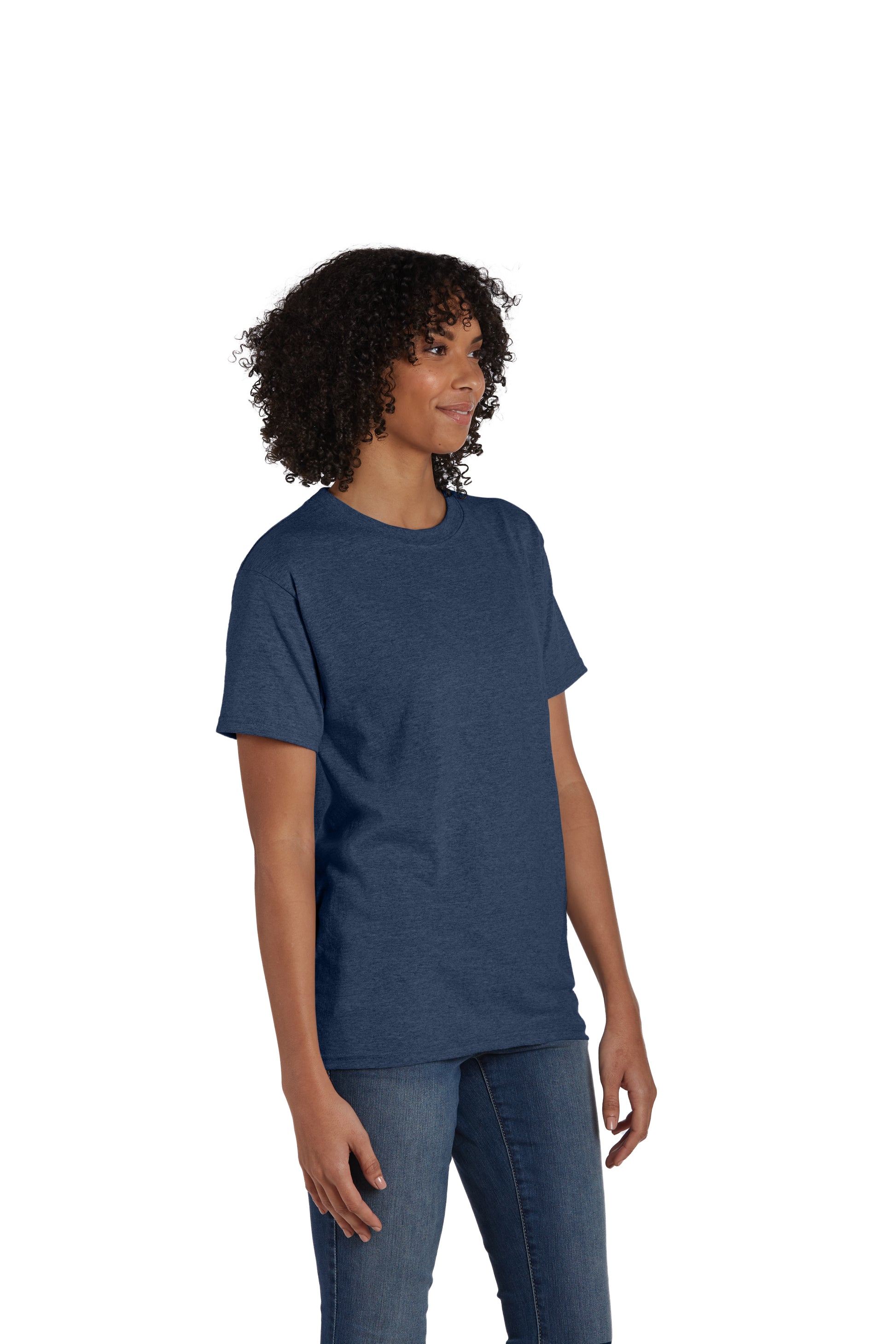 50/50 Ecosmart® Short Sleeve Tee - Heather Navy