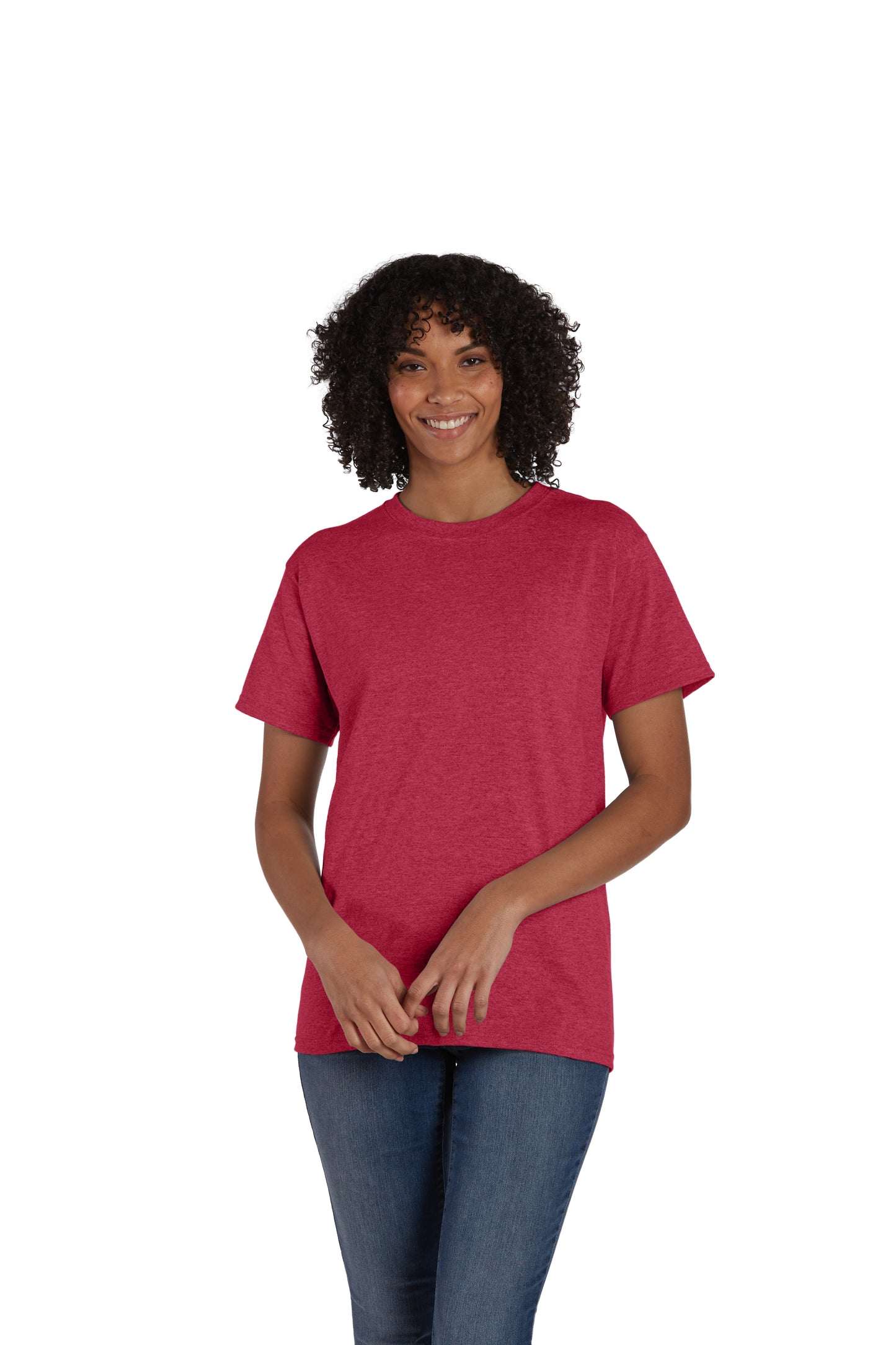50/50 Ecosmart® Short Sleeve Tee - Heather Red
