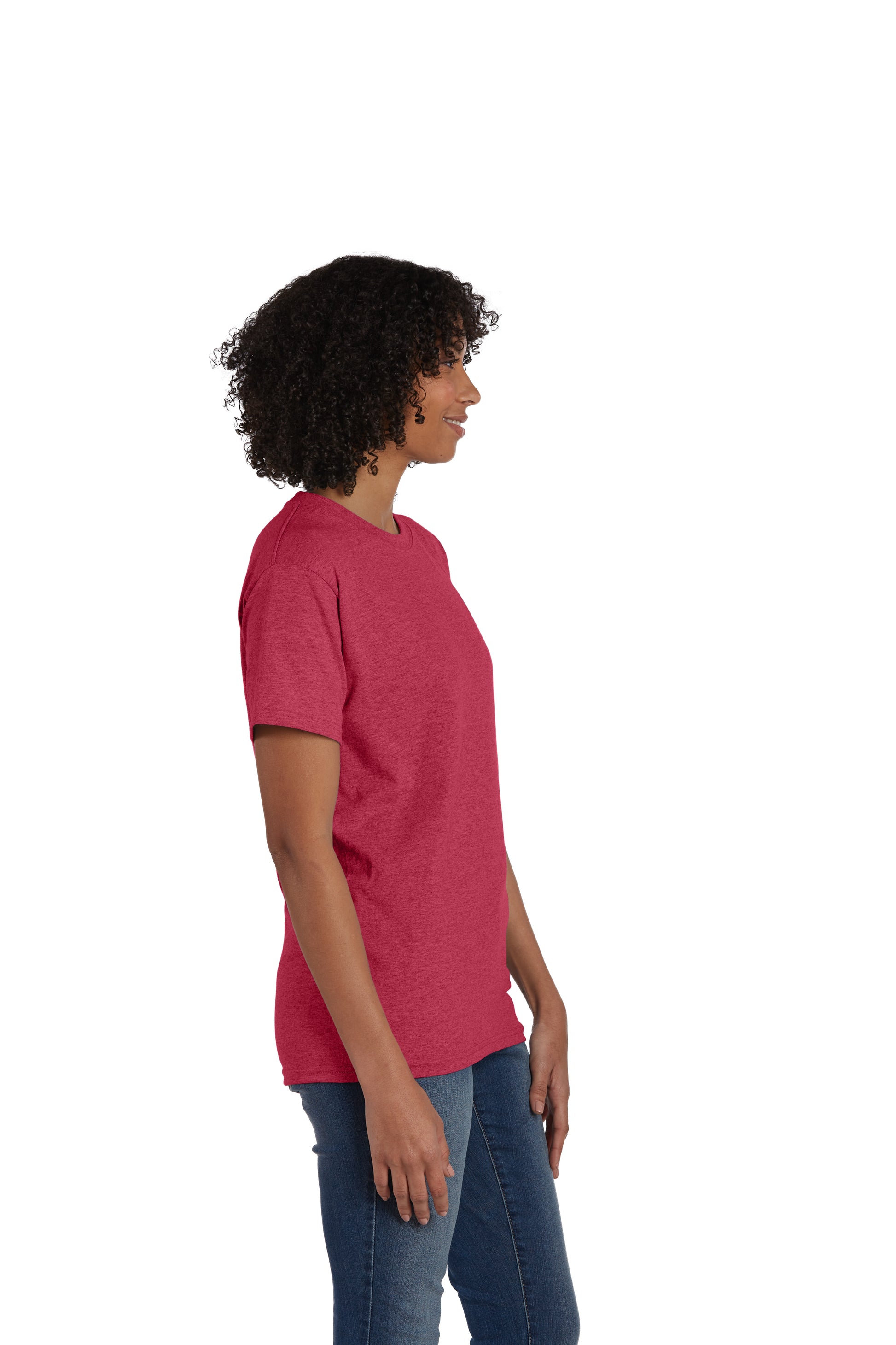 50/50 Ecosmart® Short Sleeve Tee - Heather Red