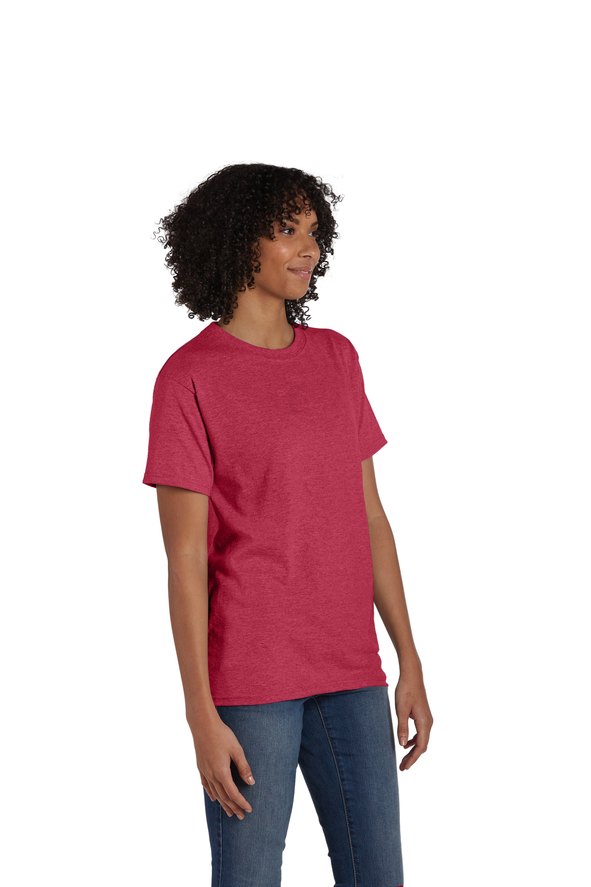 50/50 Ecosmart® Short Sleeve Tee - Heather Red
