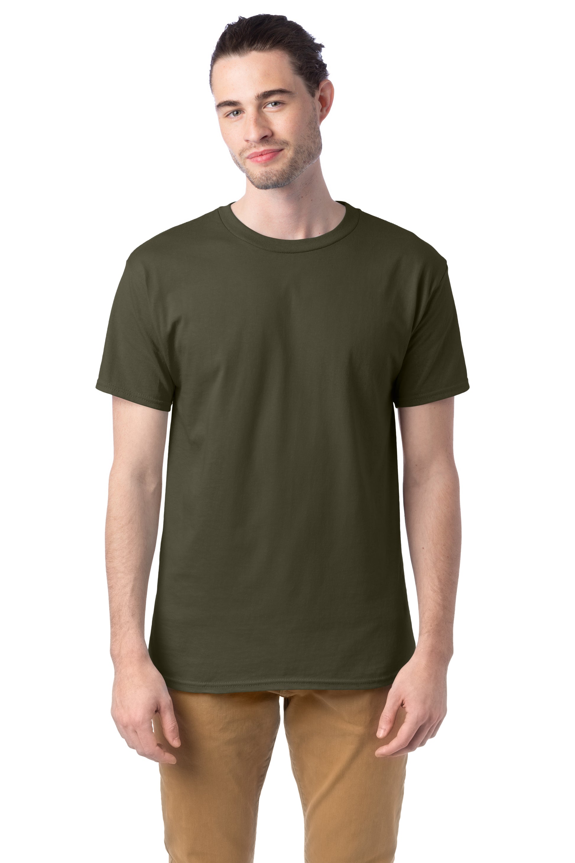 Essential-T Short Sleeve Tee - Fatigue Green