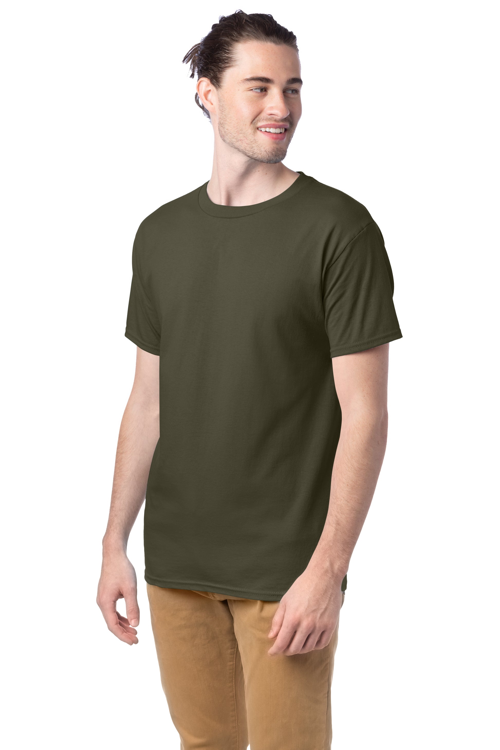 Essential-T Short Sleeve Tee - Fatigue Green