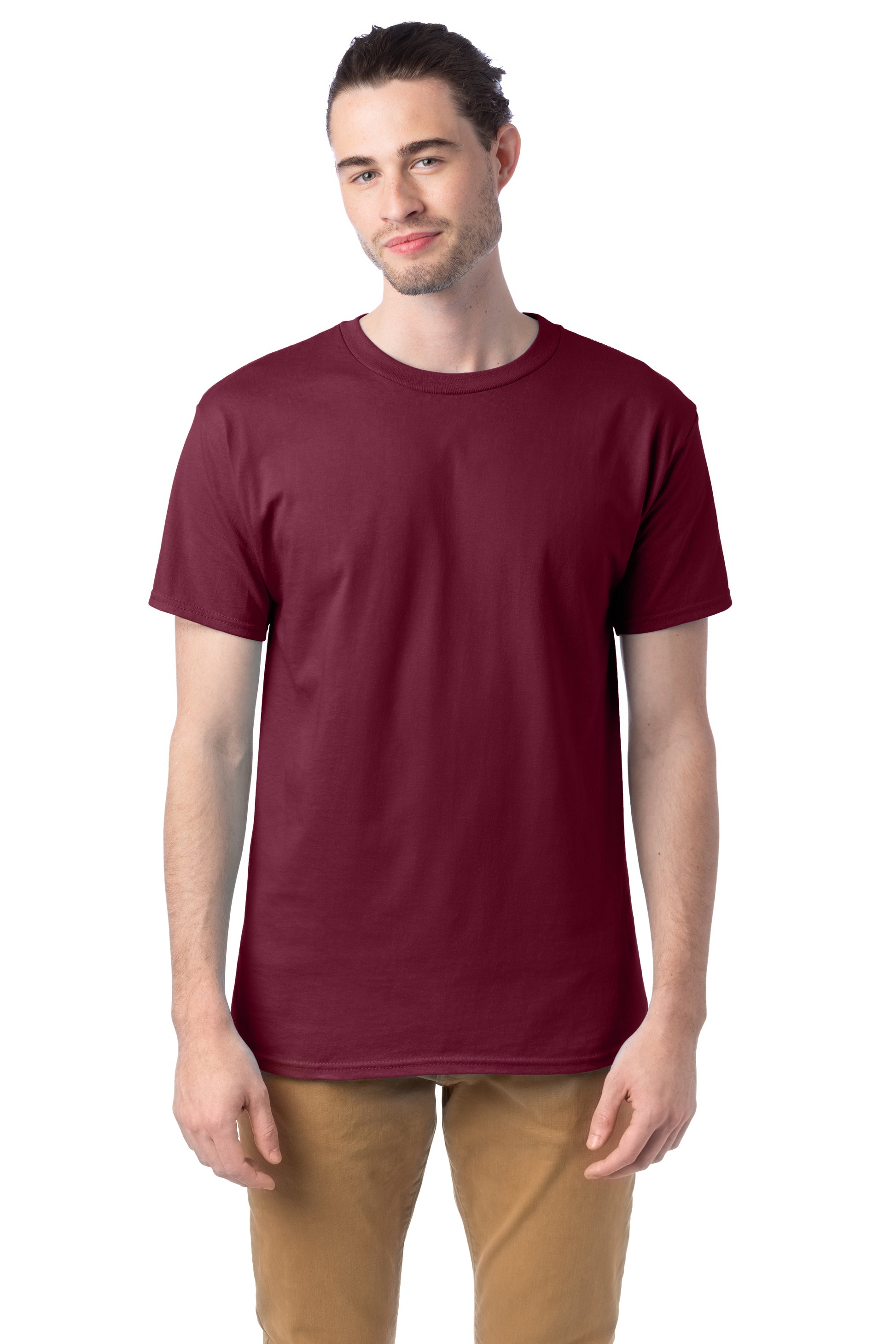 Essential-T Short Sleeve Tee - Maroon