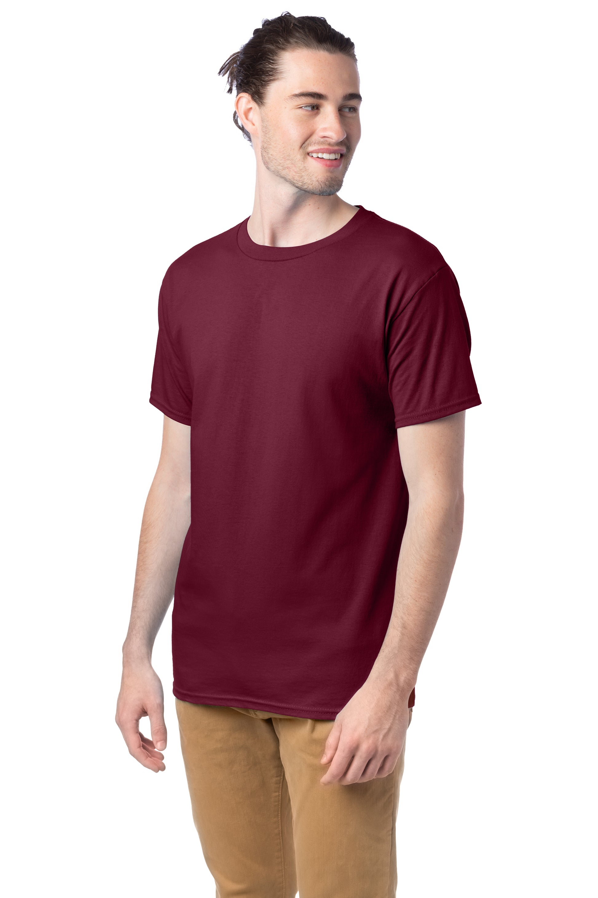 Essential-T Short Sleeve Tee - Maroon