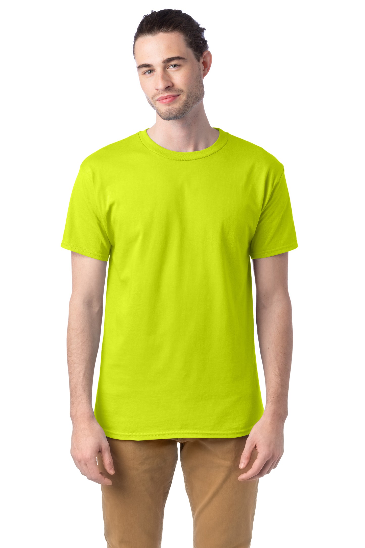 Essential-T Short Sleeve Tee - Safety Green