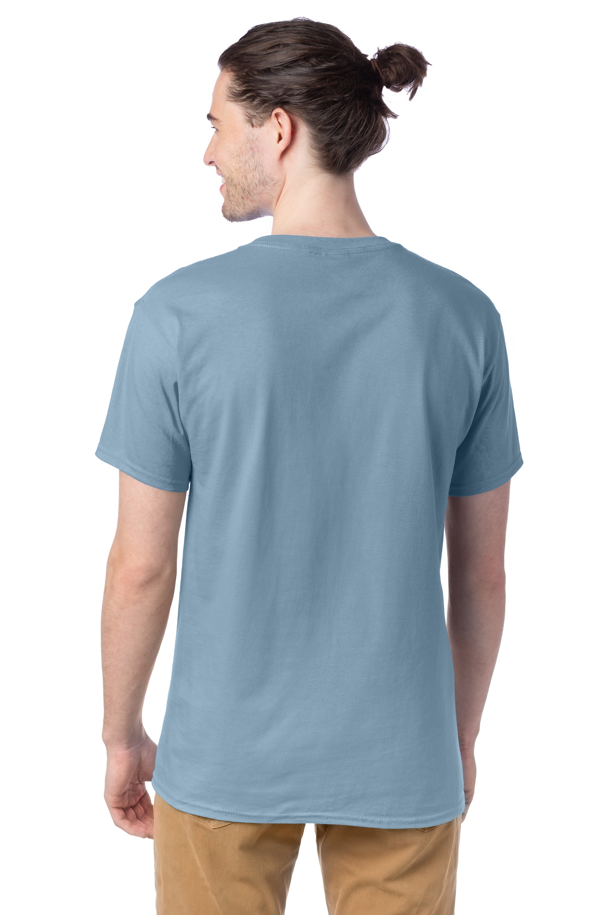 Essential-T Short Sleeve Tee - Stonewashed Blue