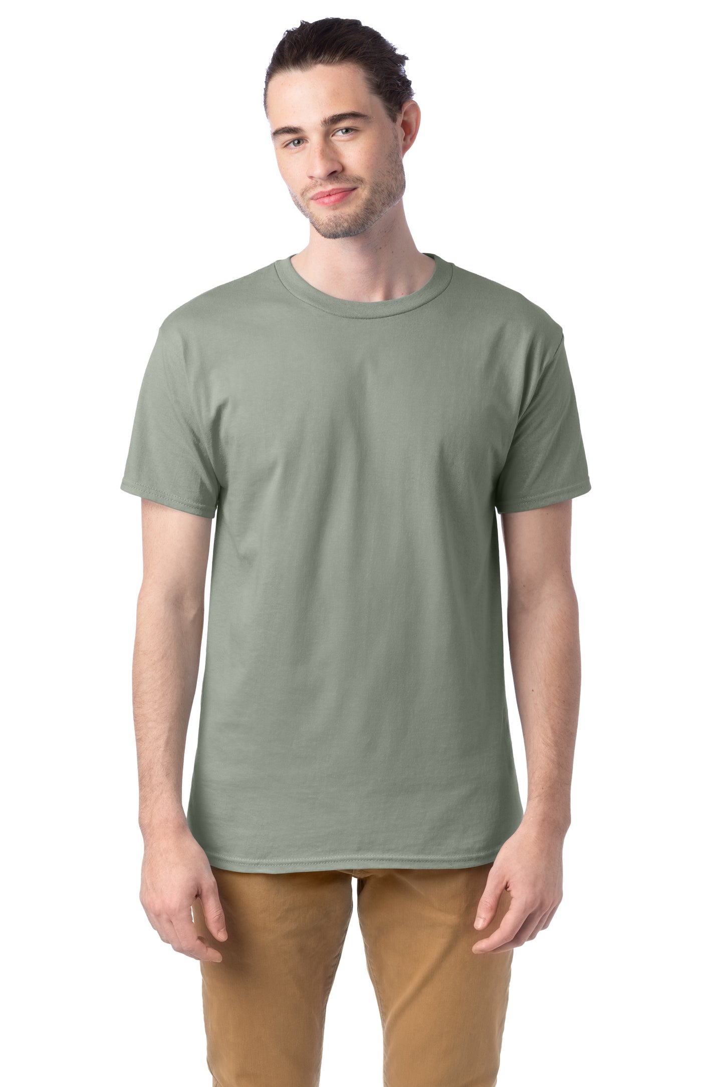 Essential-T Short Sleeve Tee - Stonewashed Green
