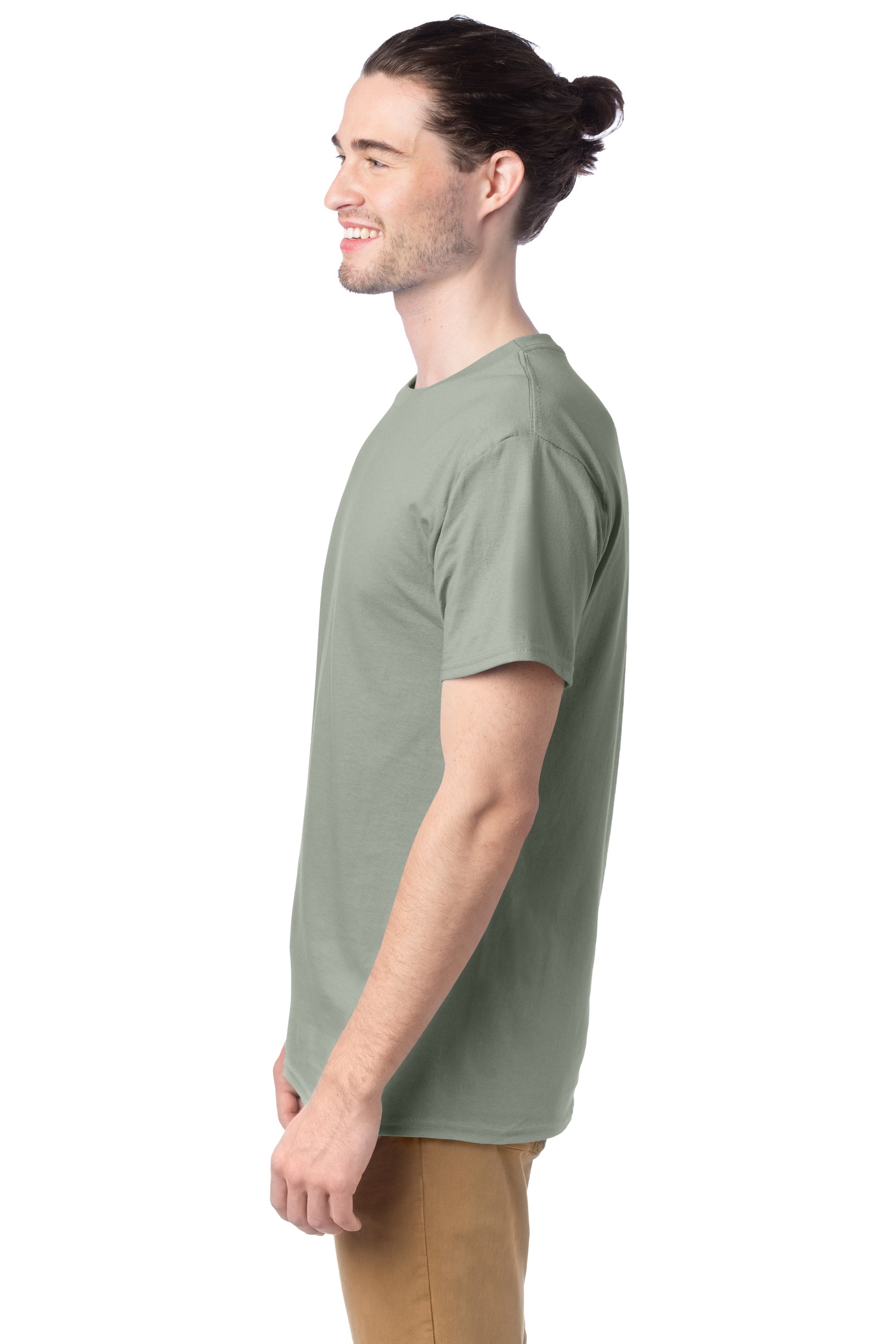 Essential-T Short Sleeve Tee - Stonewashed Green