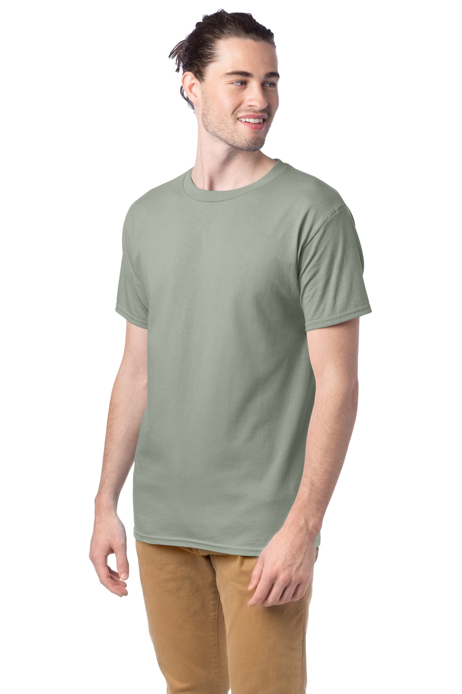 Essential-T Short Sleeve Tee - Stonewashed Green