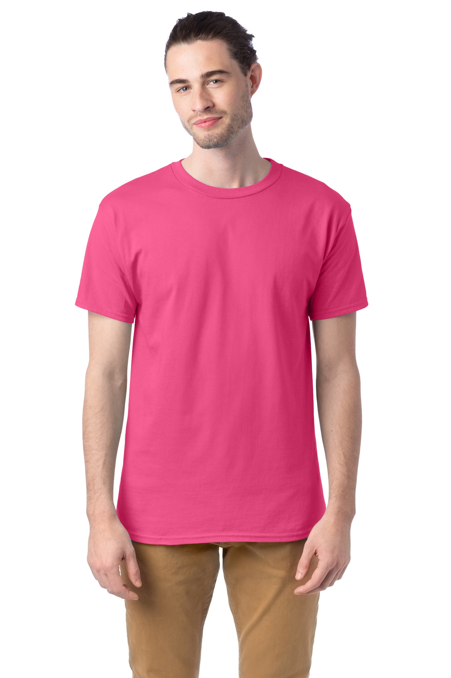 Essential-T Short Sleeve Tee - Wow Pink