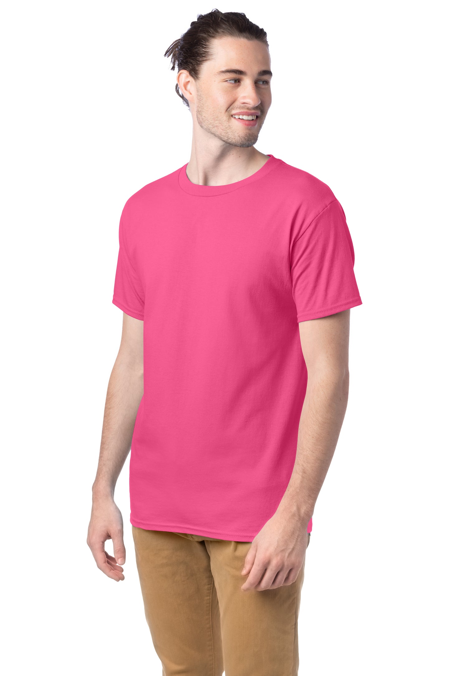 Essential-T Short Sleeve Tee - Wow Pink