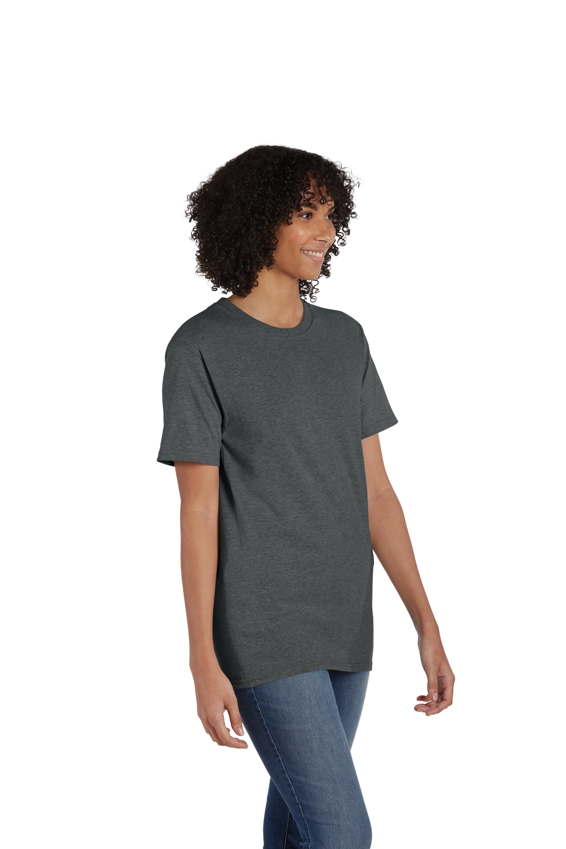 Essential-T Short Sleeve Tee - Charcoal Heather