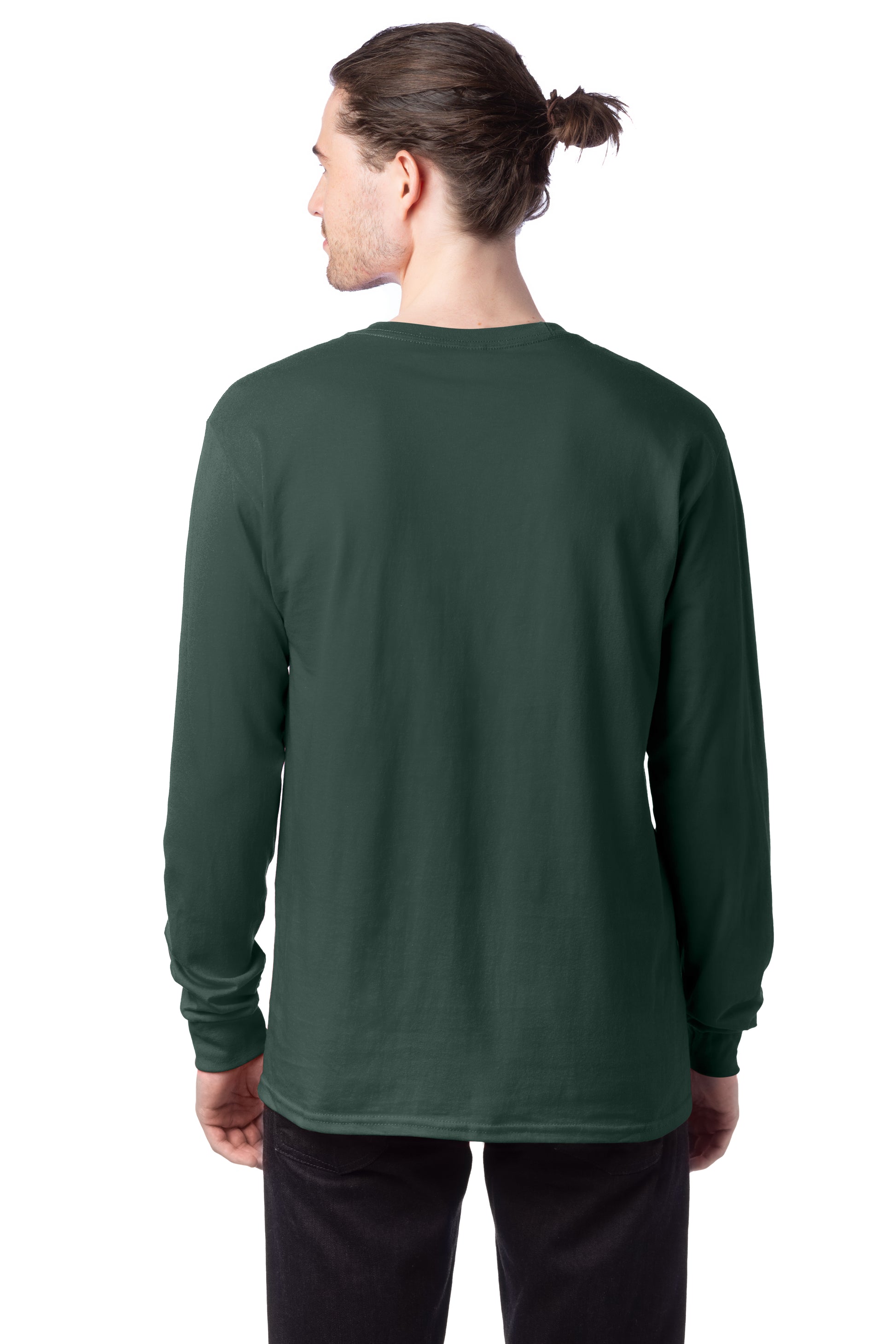 Essential-T Long Sleeve Tee - Athletic Dark Green