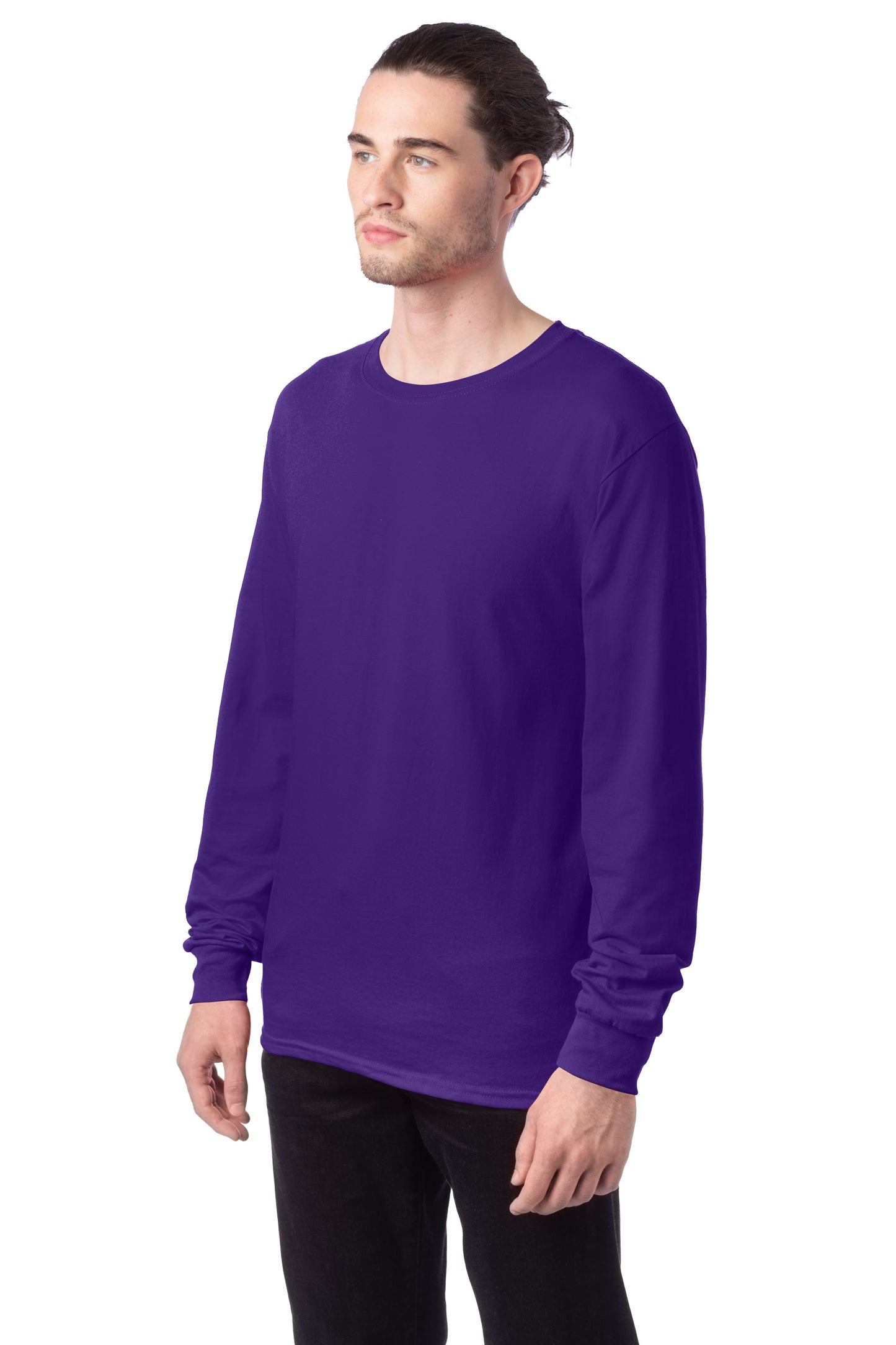 Essential-T Long Sleeve Tee - Athletic Purple