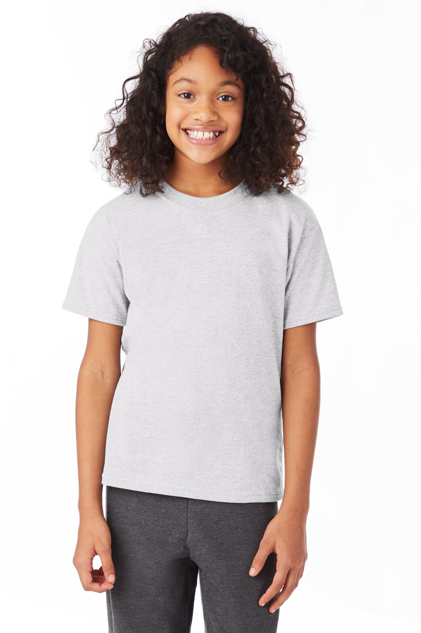 Youth 50/50 Ecosmart® Short Sleeve Tee - Ash