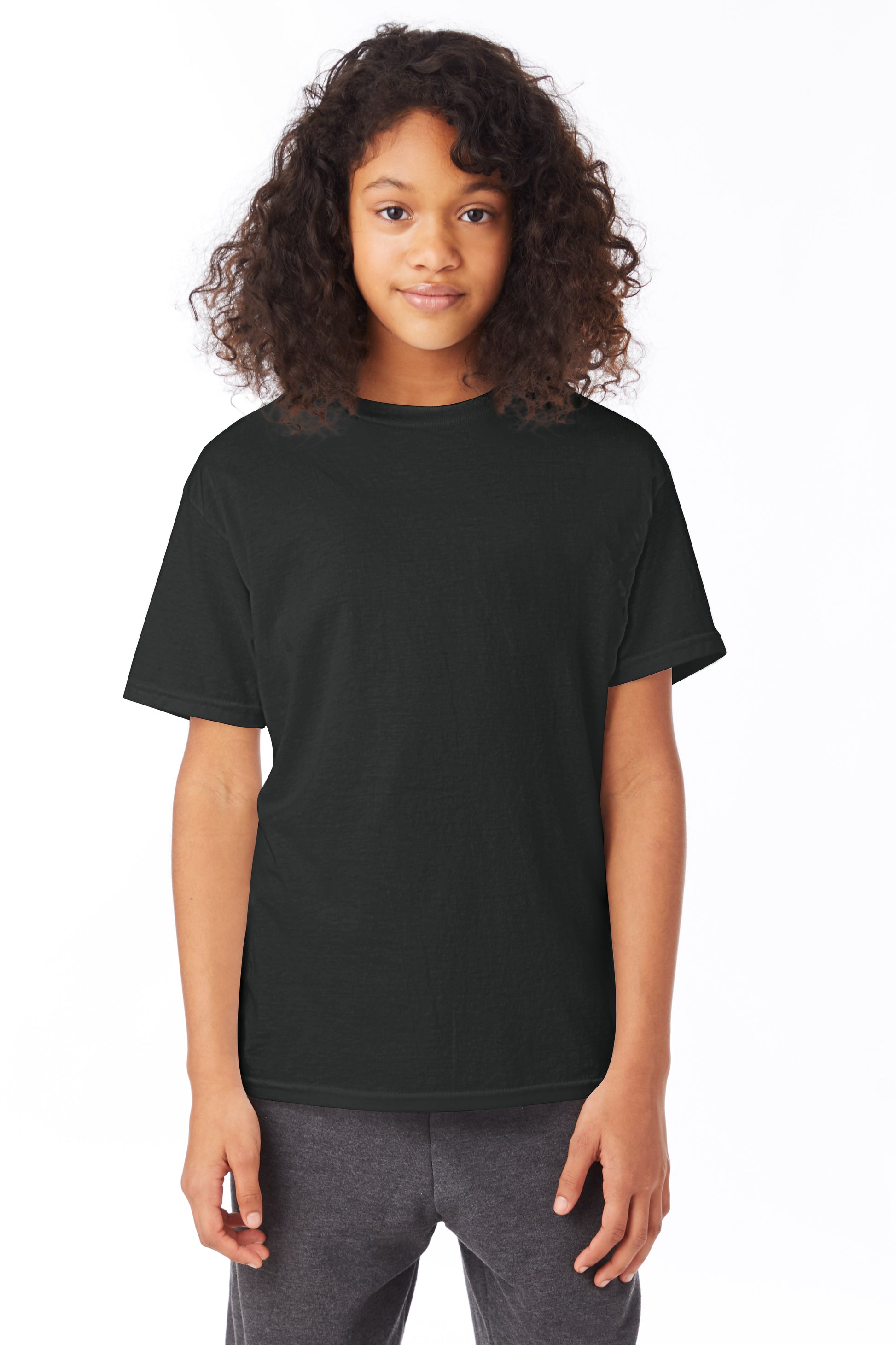 Youth 50/50 Ecosmart® Short Sleeve Tee - Black