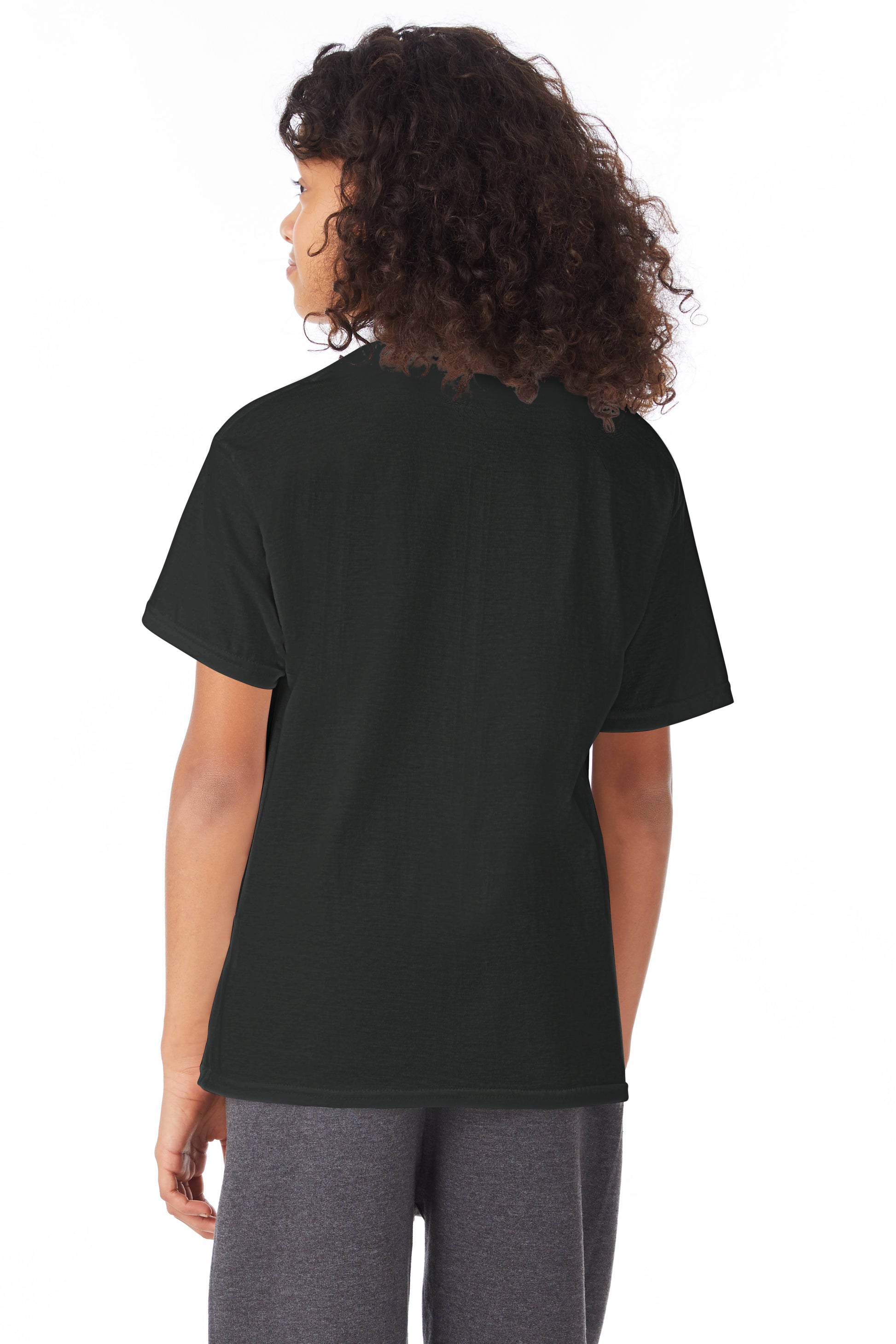 Youth 50/50 Ecosmart® Short Sleeve Tee - Black