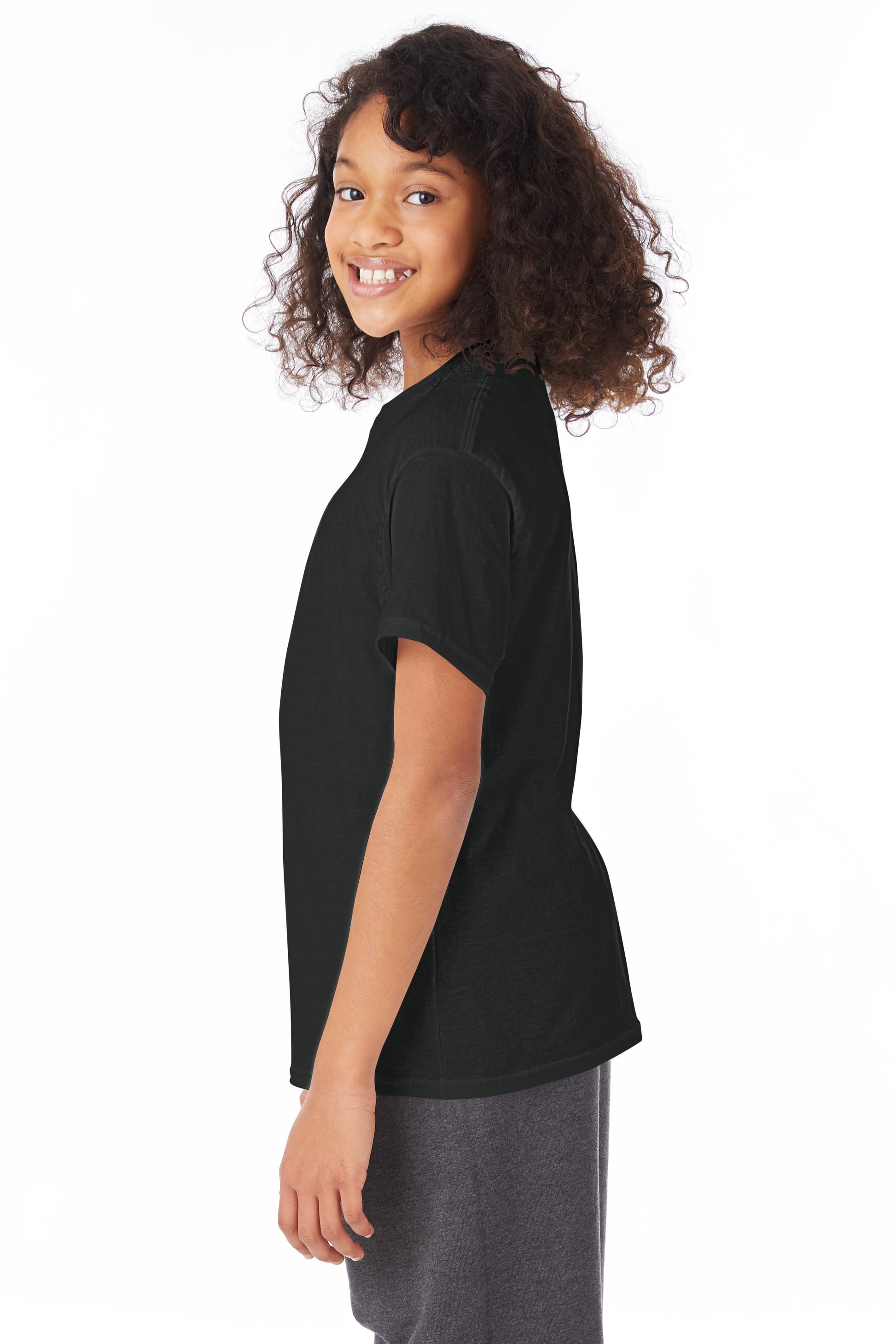 Youth 50/50 Ecosmart® Short Sleeve Tee - Black