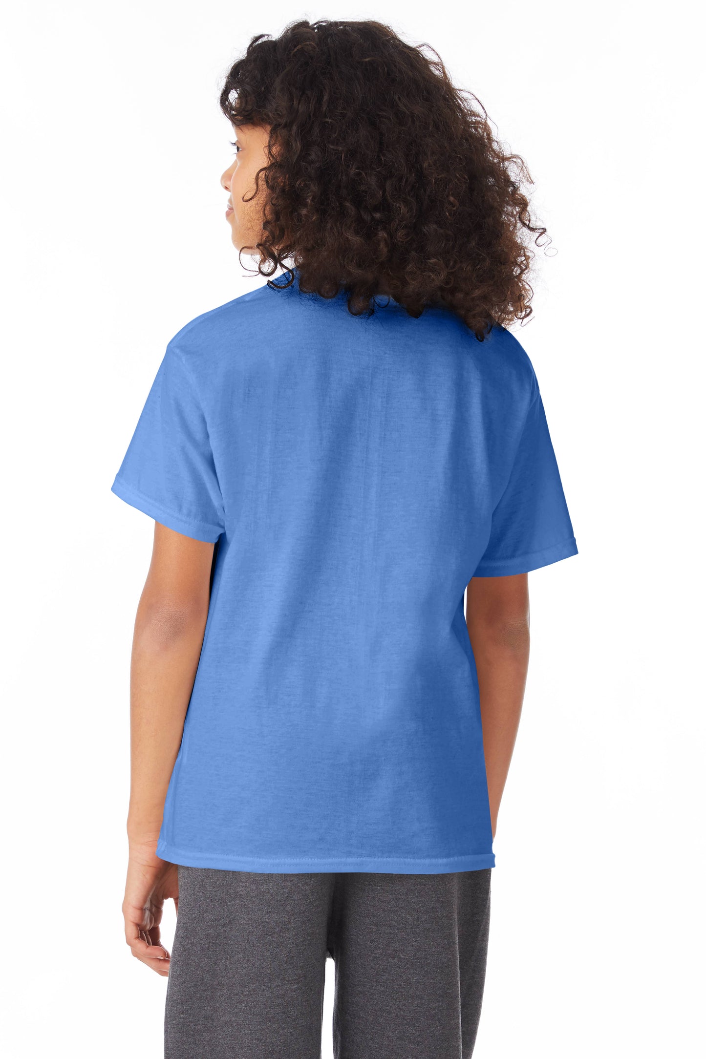 Youth 50/50 Ecosmart® Short Sleeve Tee - Carolina Blue