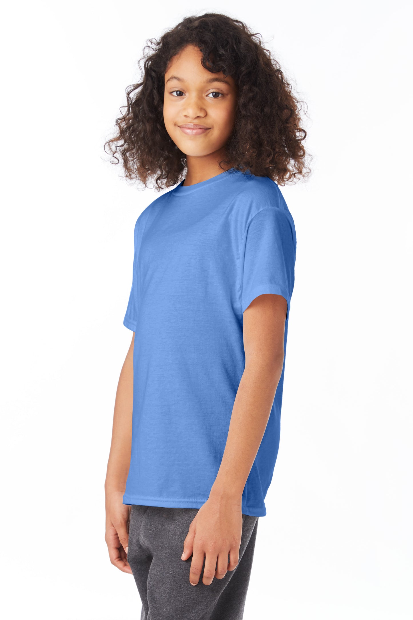 Youth 50/50 Ecosmart® Short Sleeve Tee - Carolina Blue