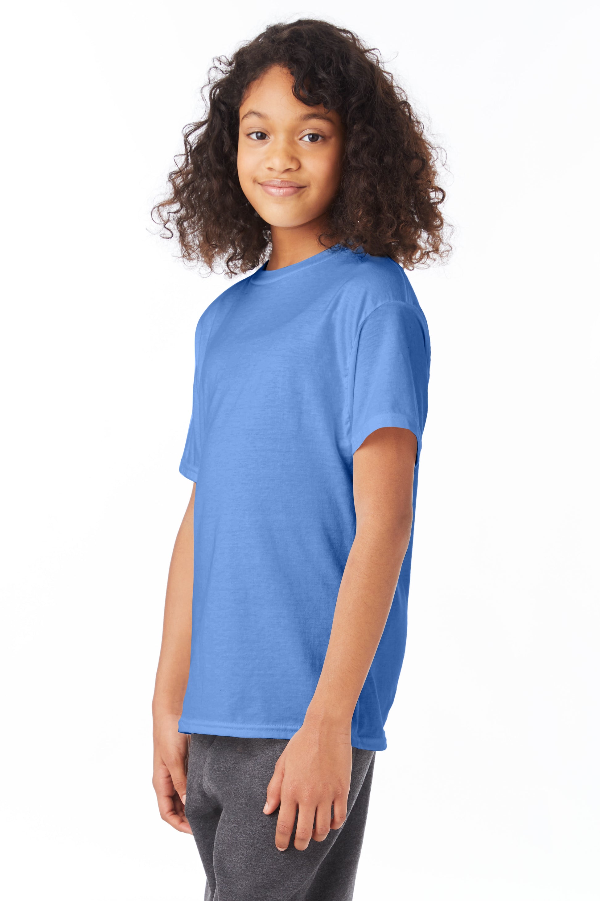 Youth 50/50 Ecosmart® Short Sleeve Tee - Carolina Blue