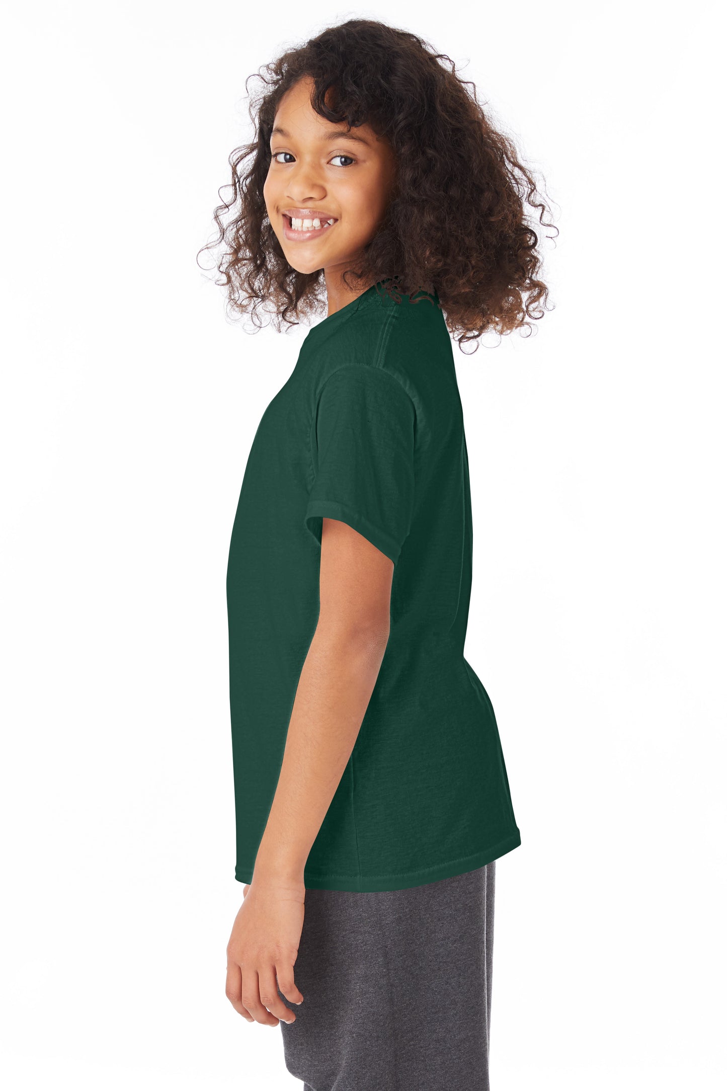 Youth 50/50 Ecosmart® Short Sleeve Tee - Deep Forest