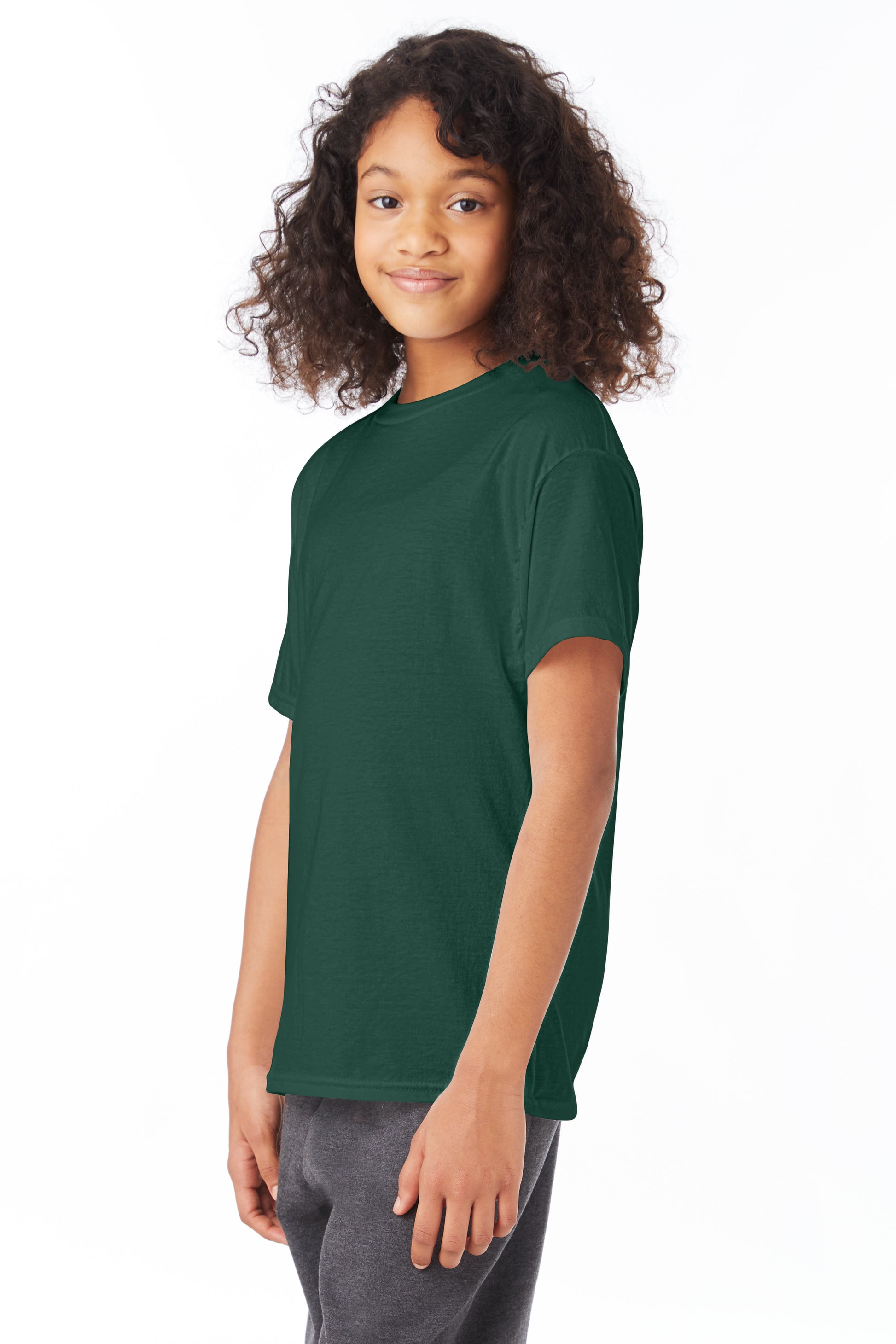 Youth 50/50 Ecosmart® Short Sleeve Tee - Deep Forest
