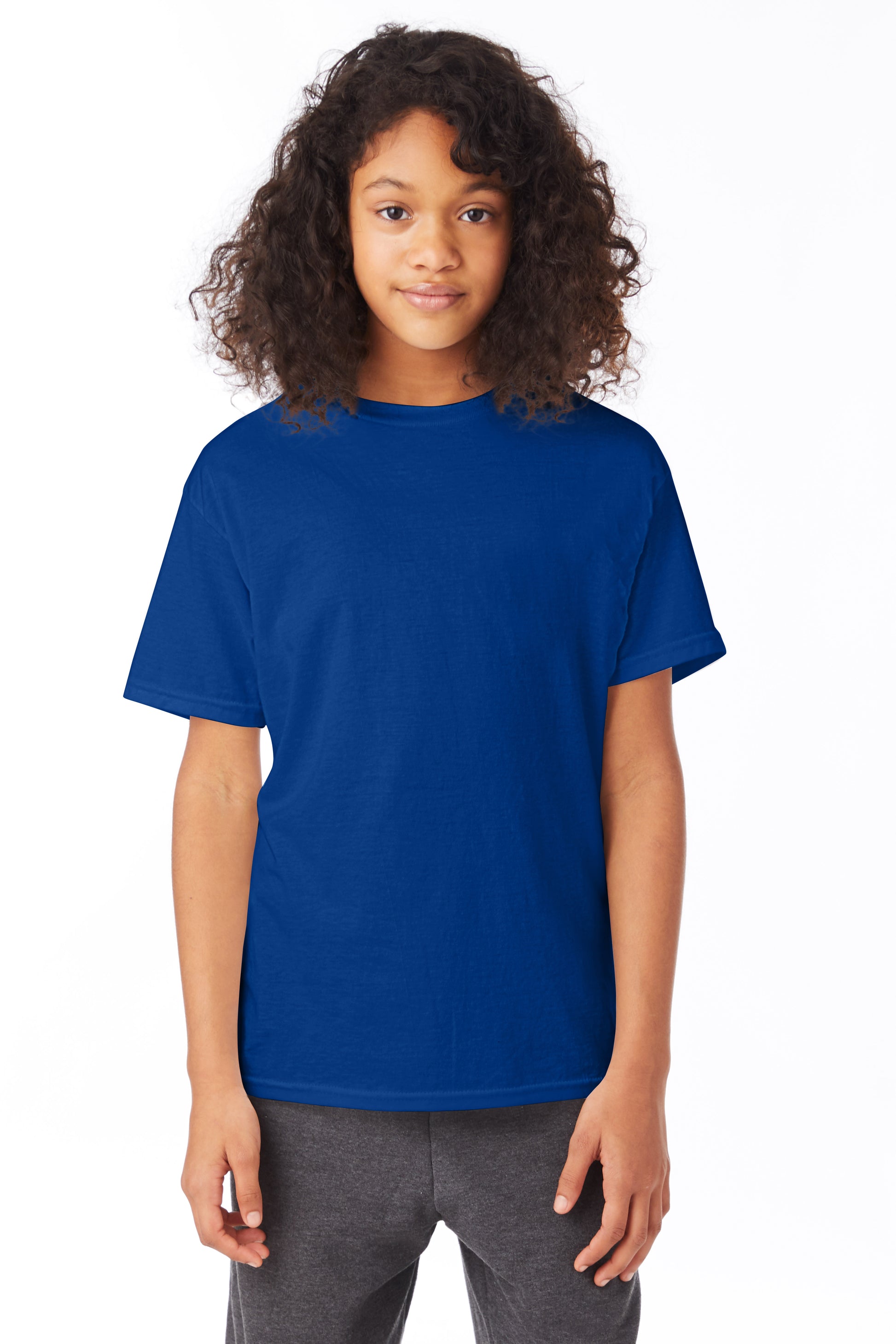 Youth 50/50 Ecosmart® Short Sleeve Tee - Deep Royal