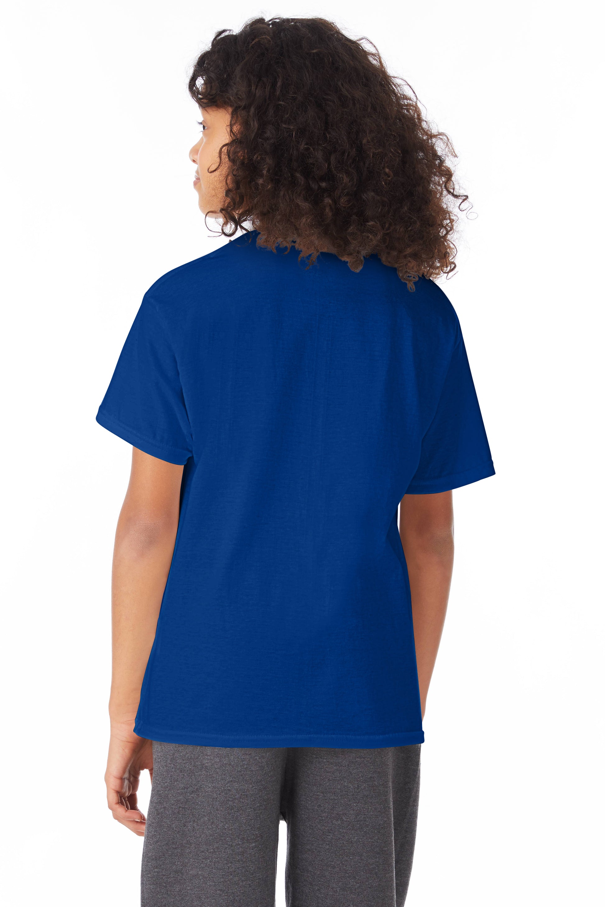 Youth 50/50 Ecosmart® Short Sleeve Tee - Deep Royal