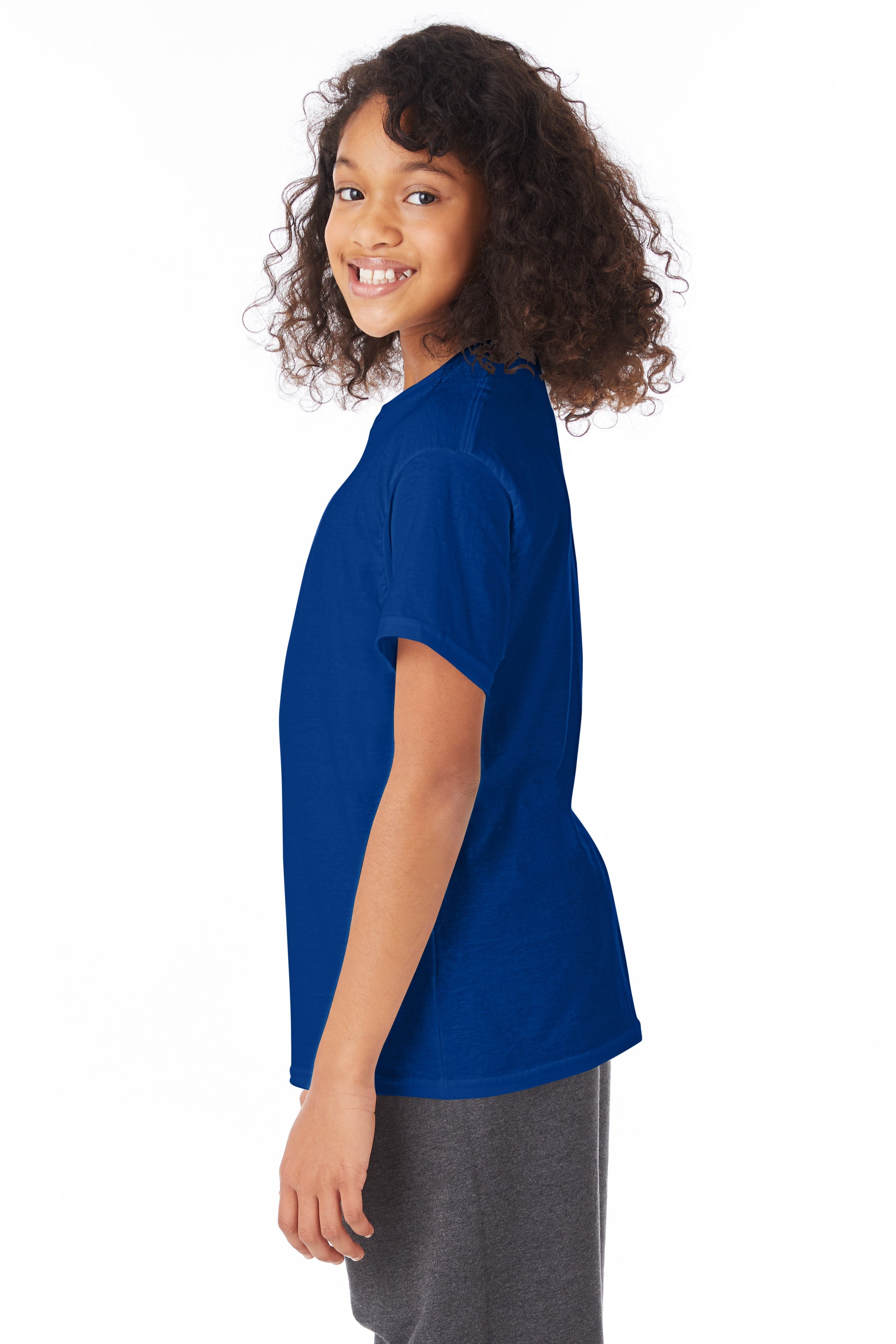 Youth 50/50 Ecosmart® Short Sleeve Tee - Deep Royal