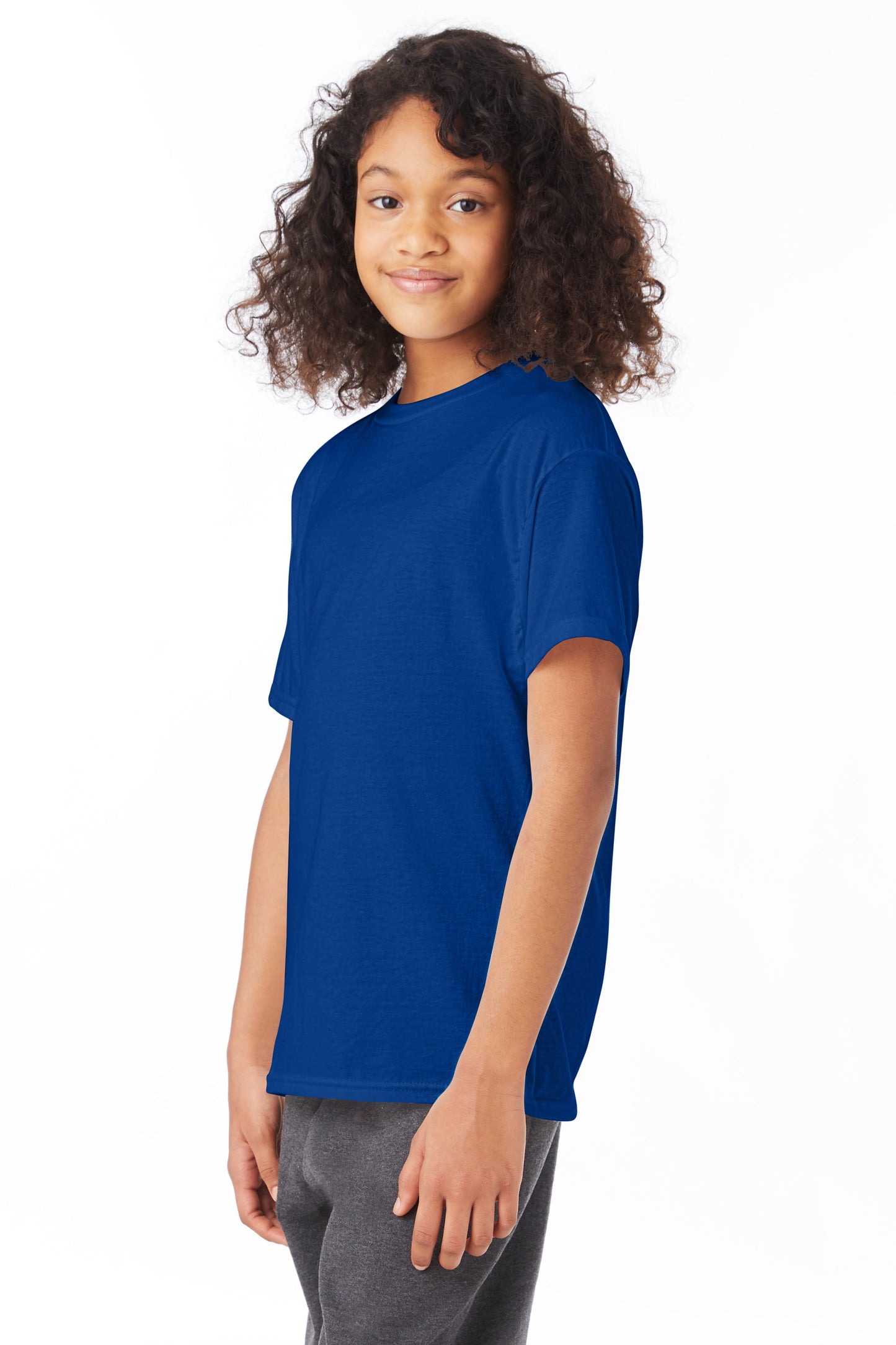 Youth 50/50 Ecosmart® Short Sleeve Tee - Deep Royal