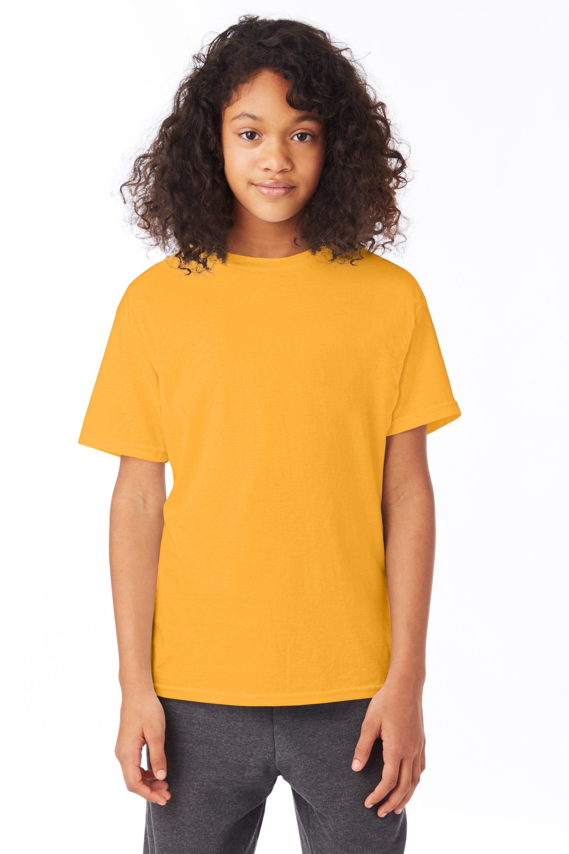 Youth 50/50 Ecosmart® Short Sleeve Tee - Gold