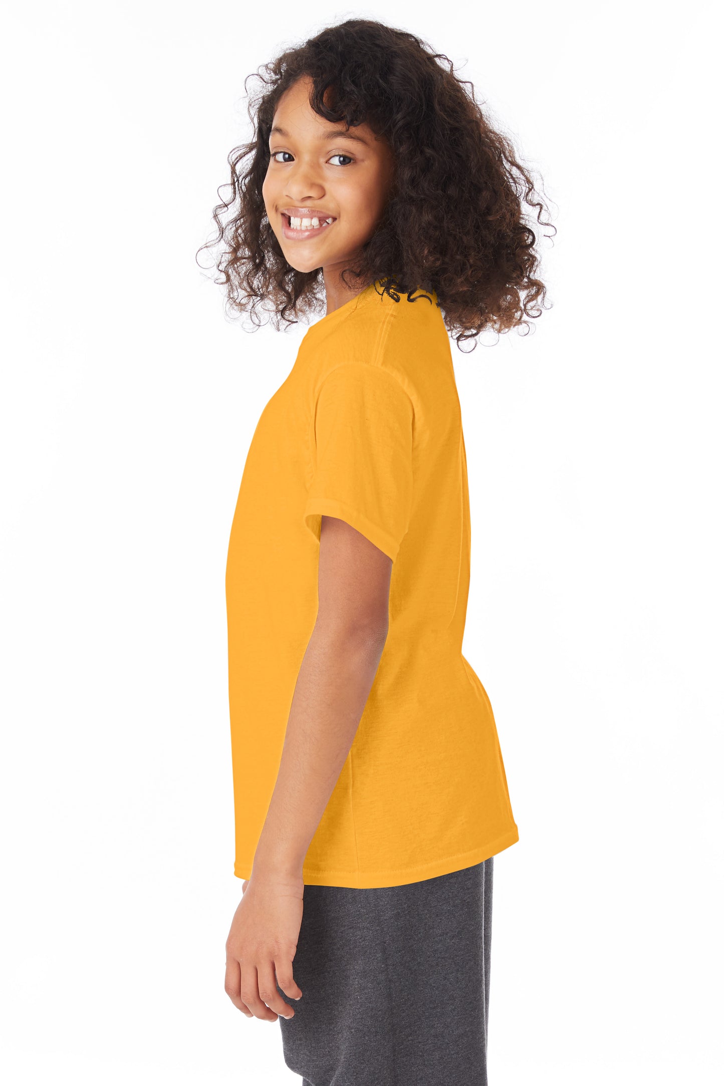Youth 50/50 Ecosmart® Short Sleeve Tee - Gold