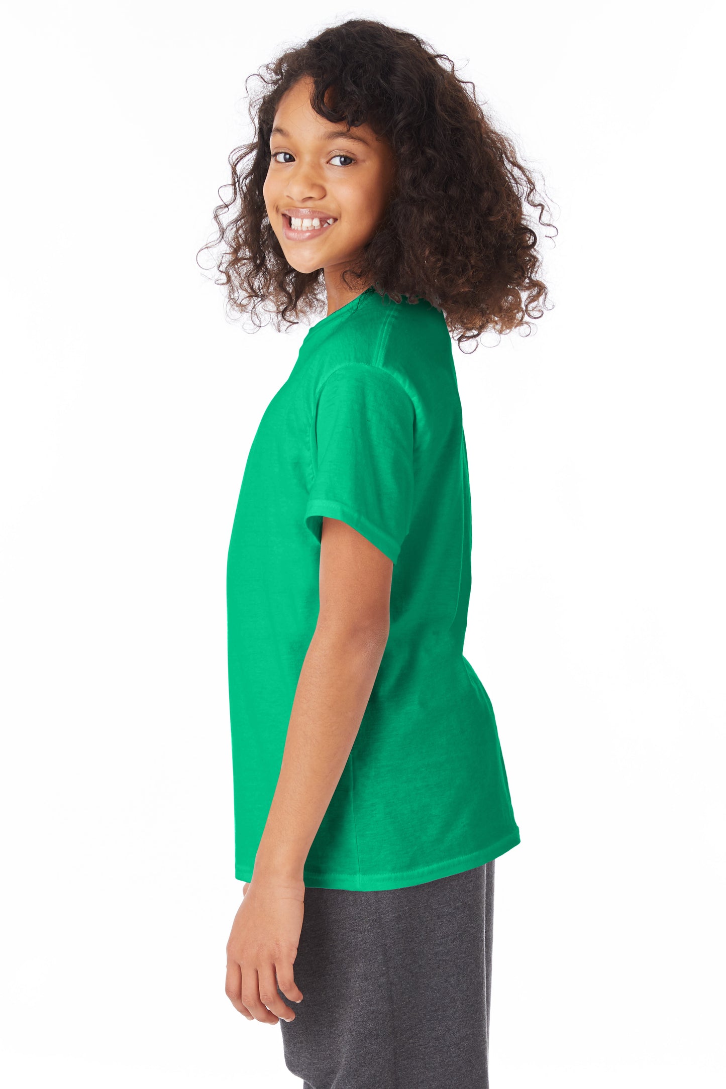 Youth 50/50 Ecosmart® Short Sleeve Tee - Kelly Green