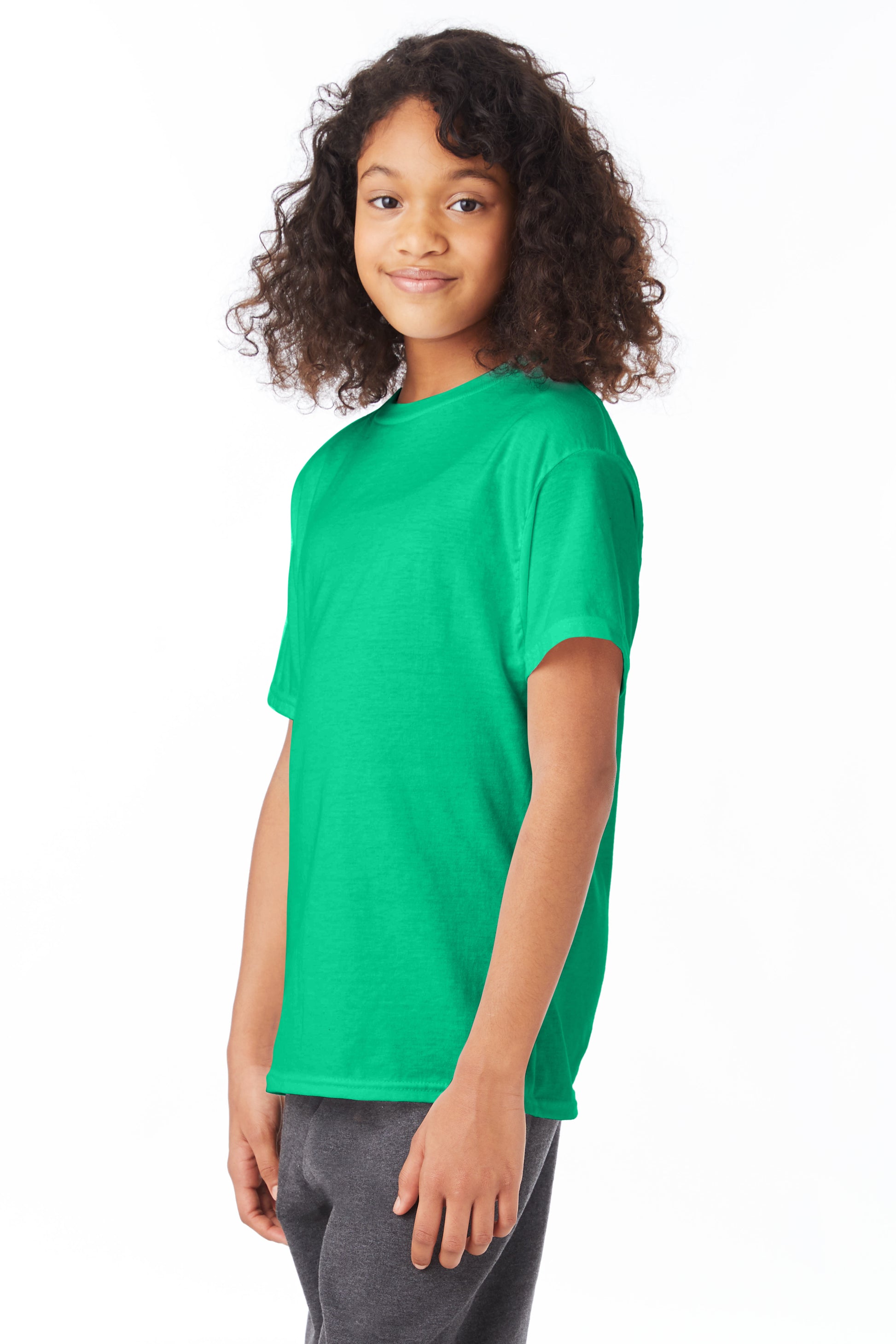 Youth 50/50 Ecosmart® Short Sleeve Tee - Kelly Green
