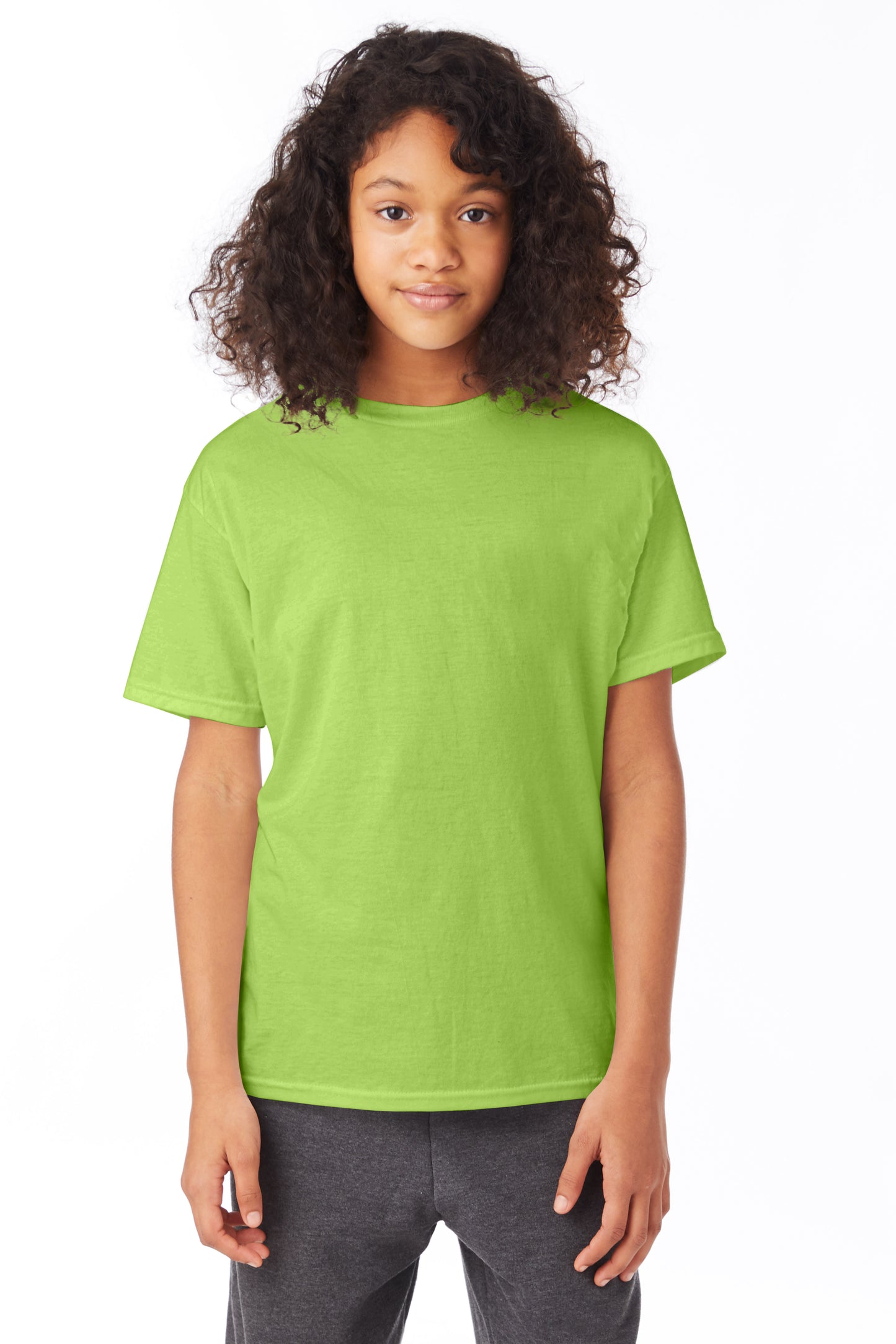 Youth 50/50 Ecosmart® Short Sleeve Tee - Lime