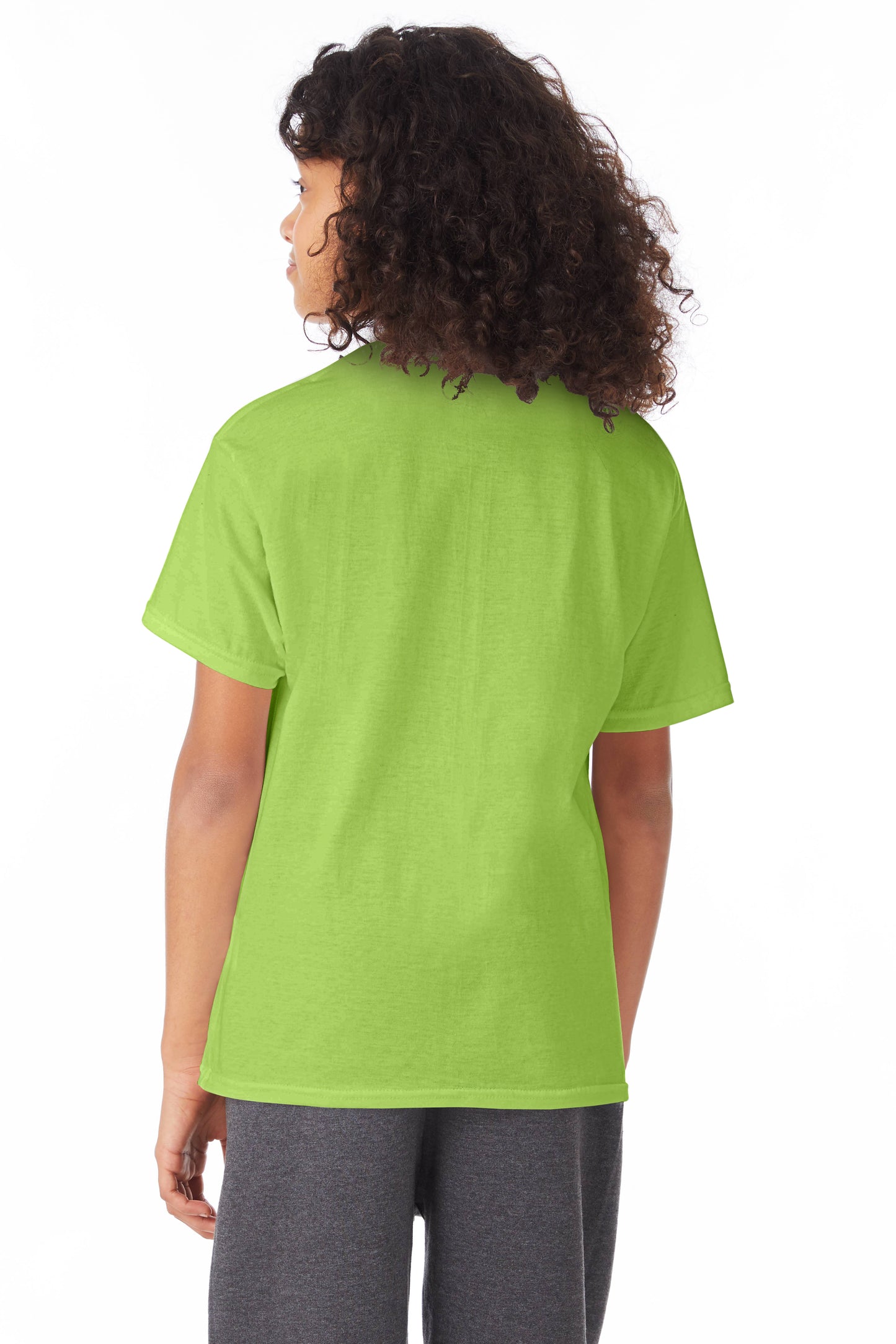 Youth 50/50 Ecosmart® Short Sleeve Tee - Lime