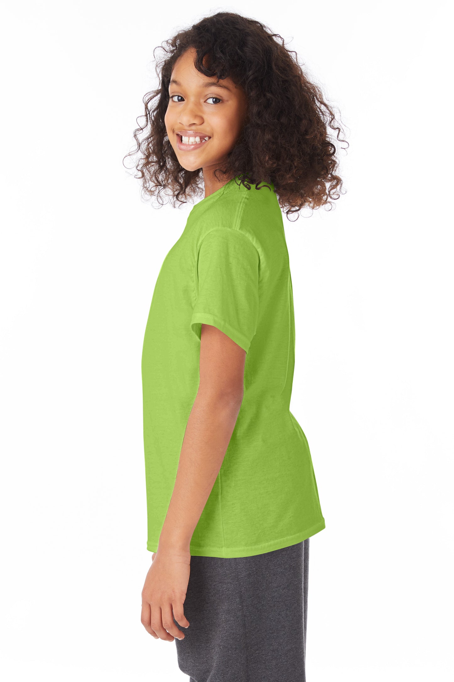 Youth 50/50 Ecosmart® Short Sleeve Tee - Lime