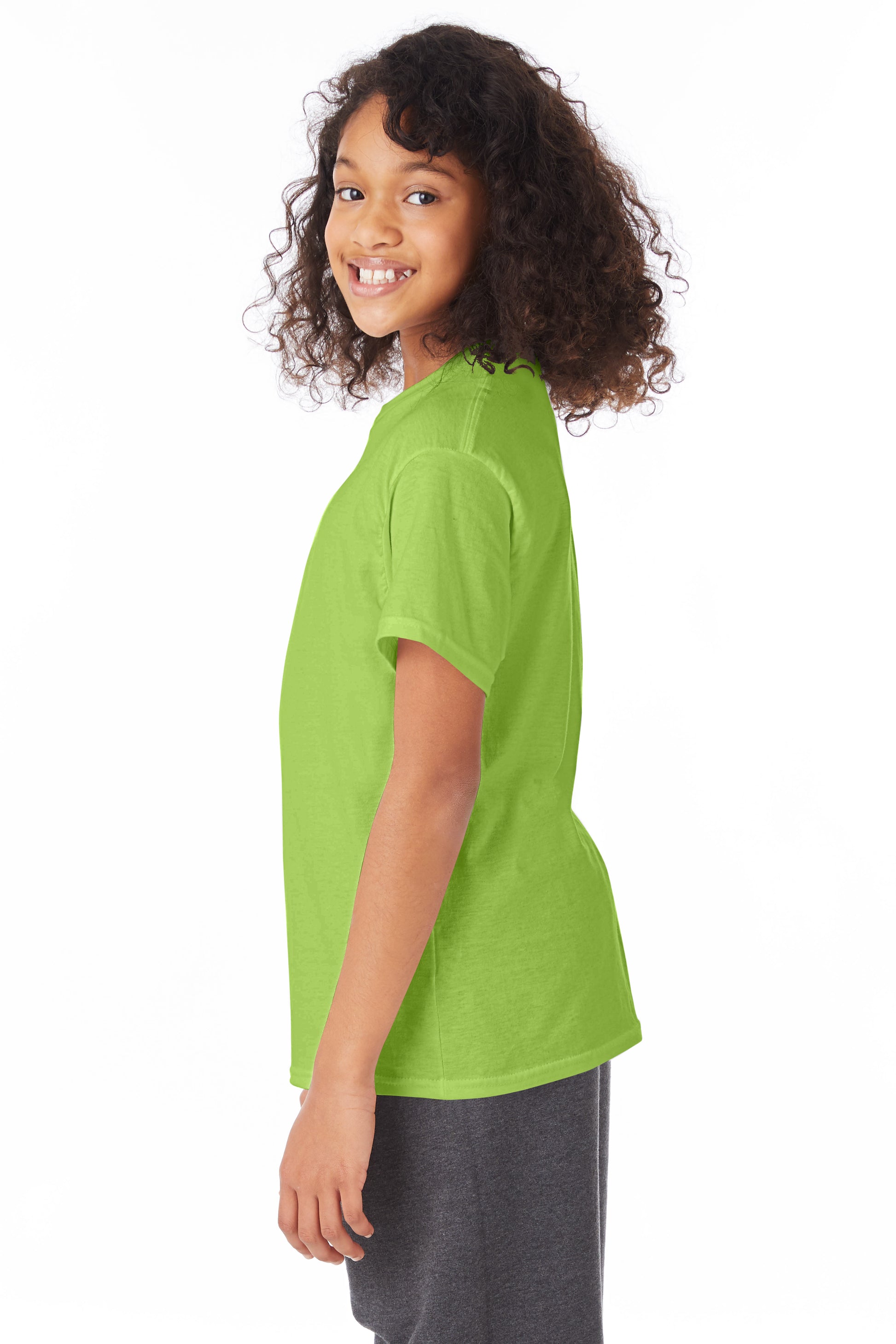 Youth 50/50 Ecosmart® Short Sleeve Tee - Lime