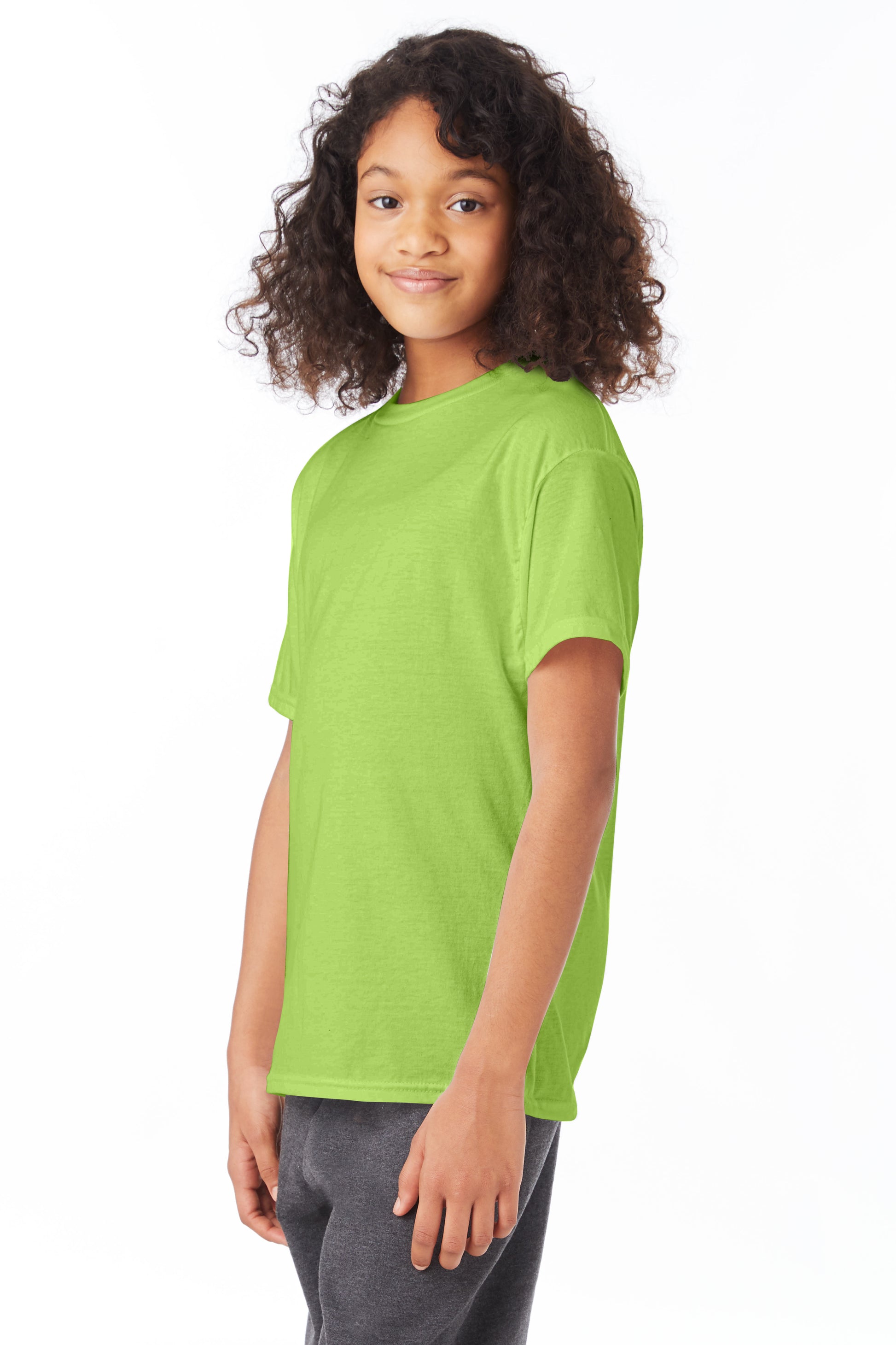 Youth 50/50 Ecosmart® Short Sleeve Tee - Lime