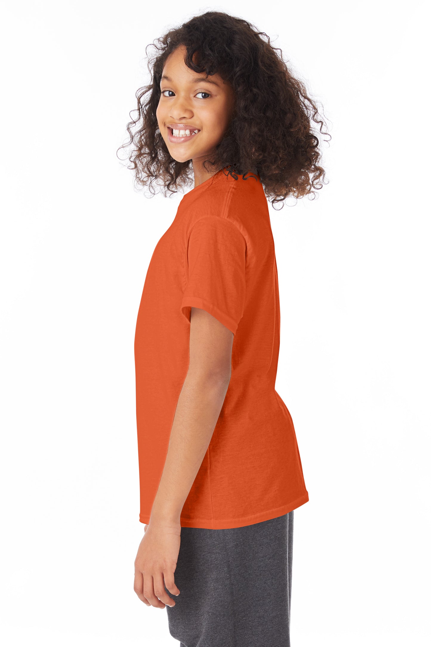 Youth 50/50 Ecosmart® Short Sleeve Tee - Orange